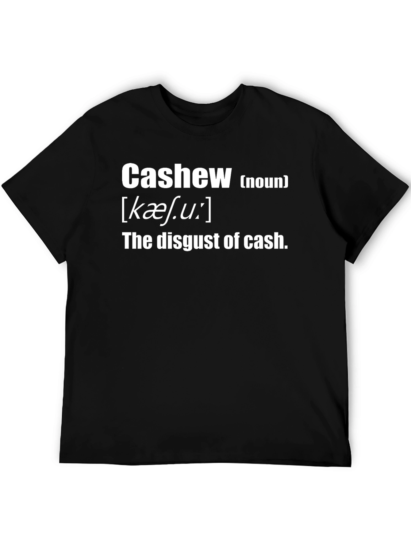 Cashew Definition T-Shirt Funny Humor Tee