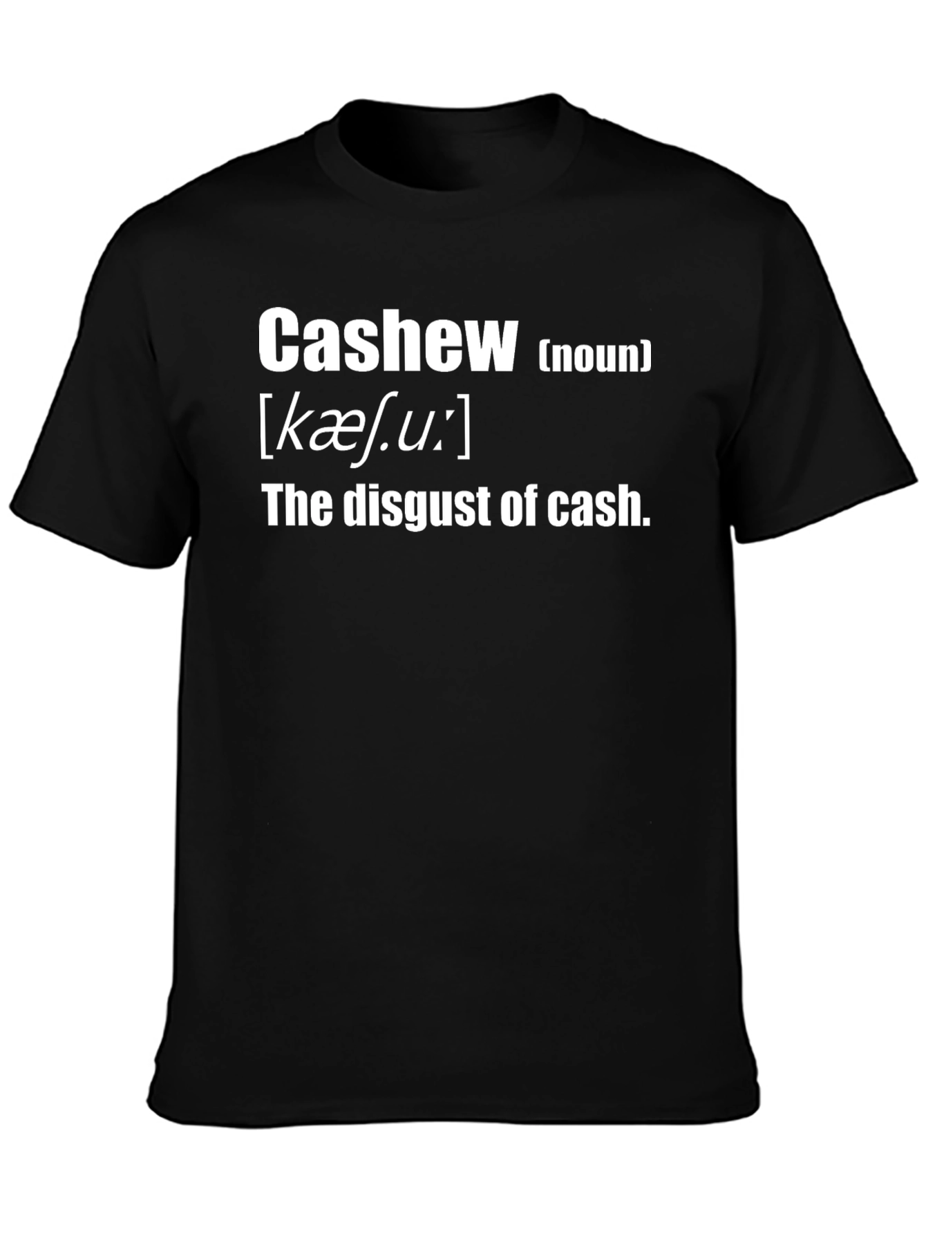 Cashew Definition T-Shirt Funny Humor Tee