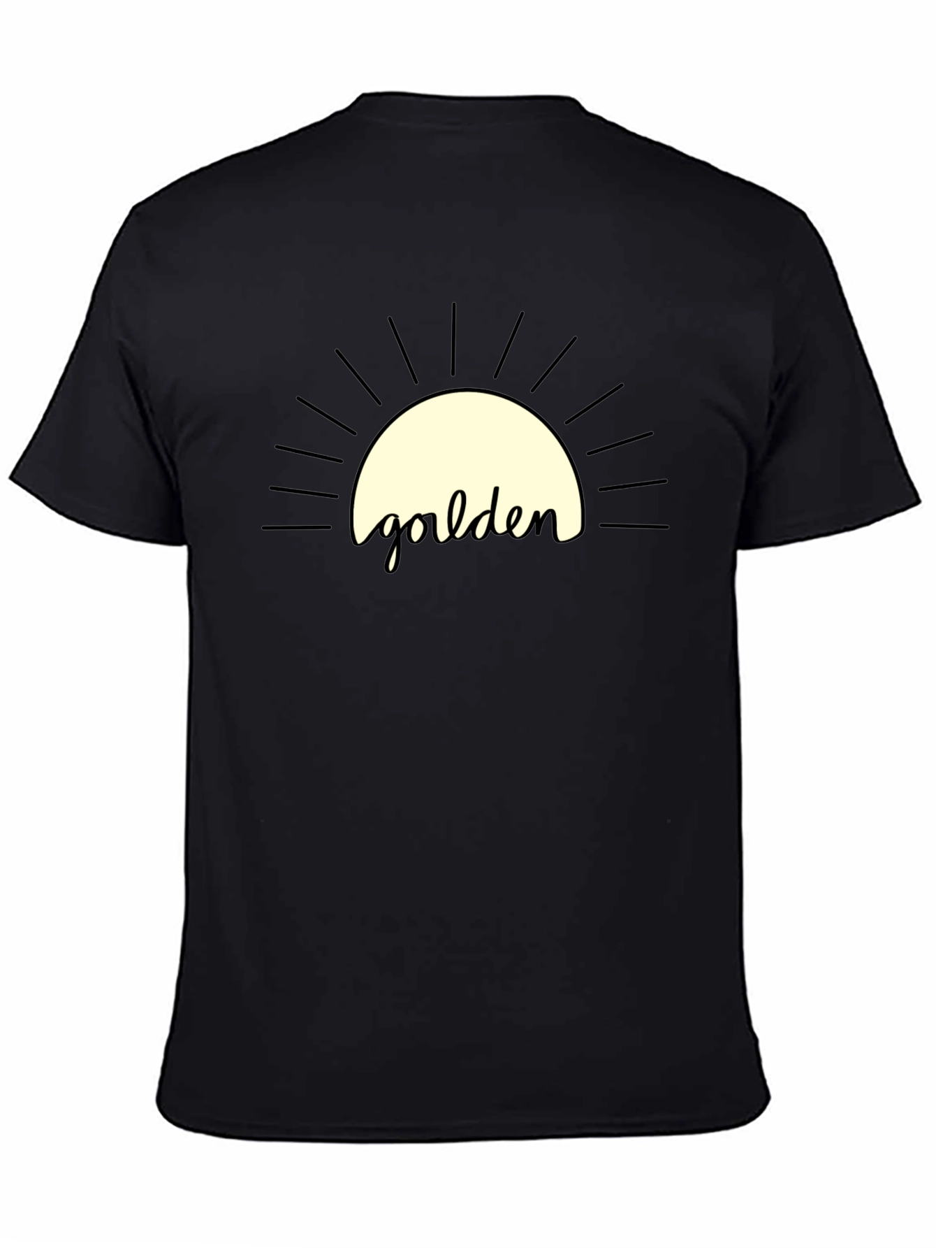 Golden Graphic Tee - Stylish Comfort