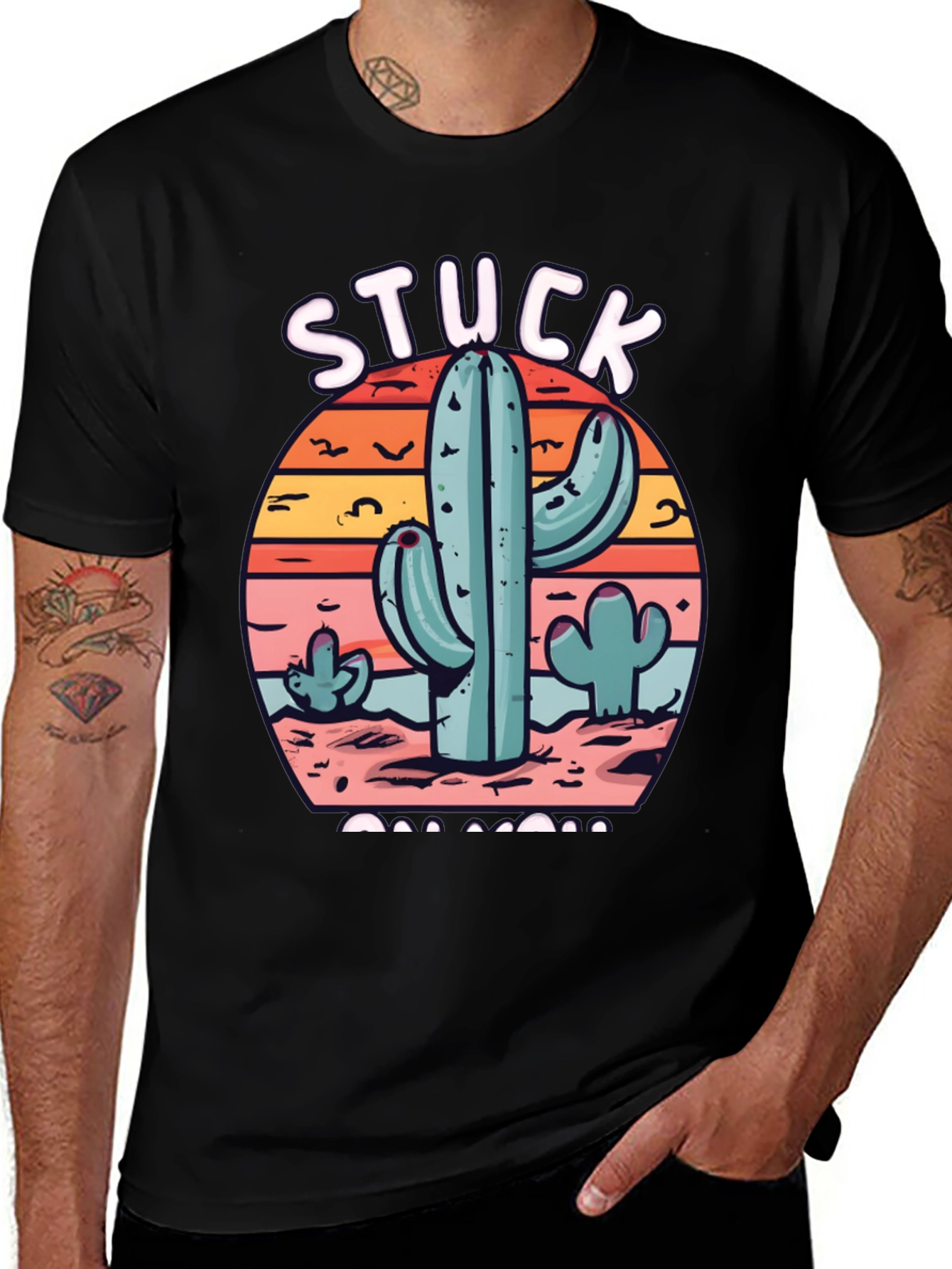 Stuck on Cacti T-Shirt - Desert Theme Tee