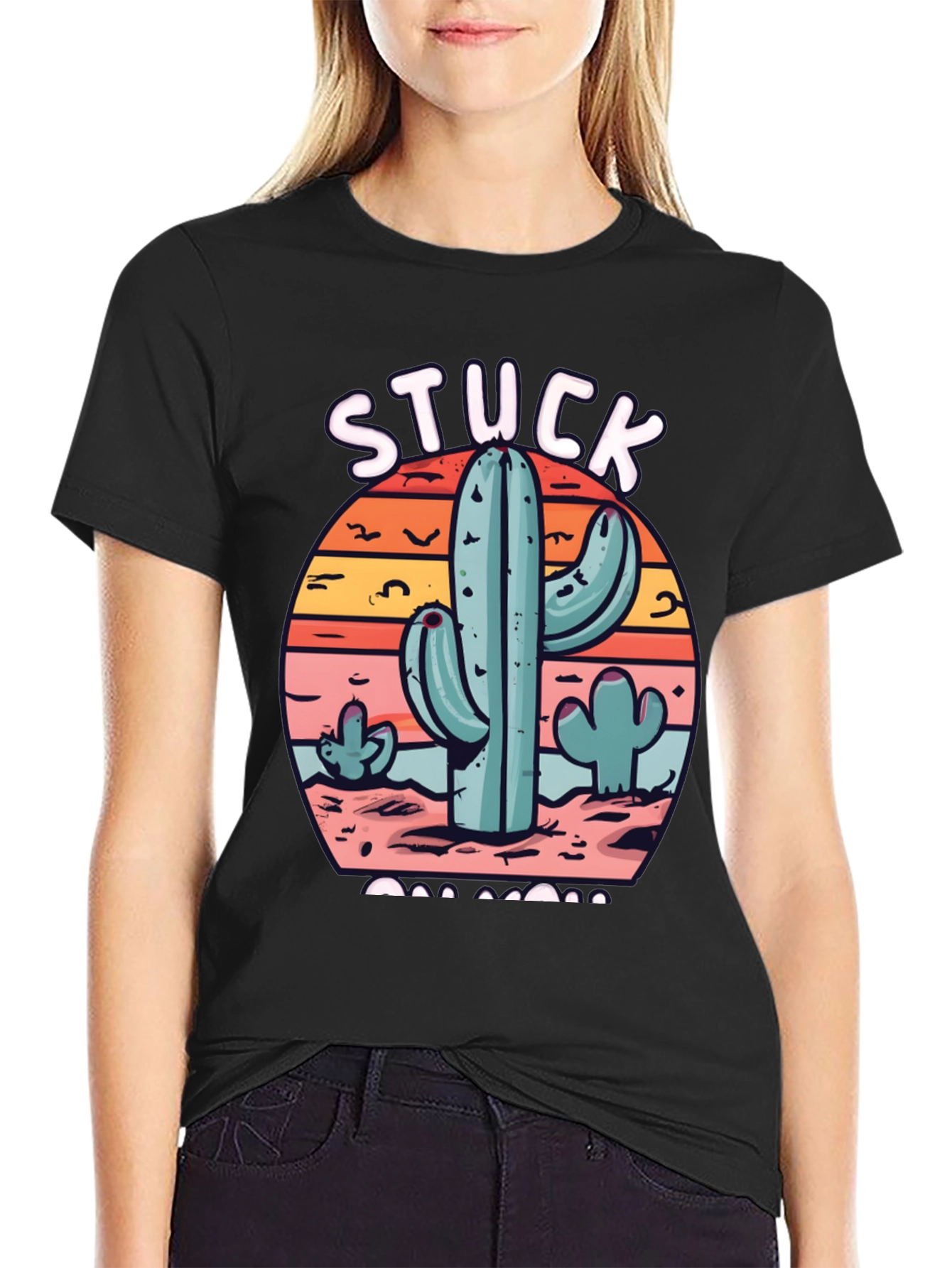 Stuck on Cacti T-Shirt - Desert Theme Tee