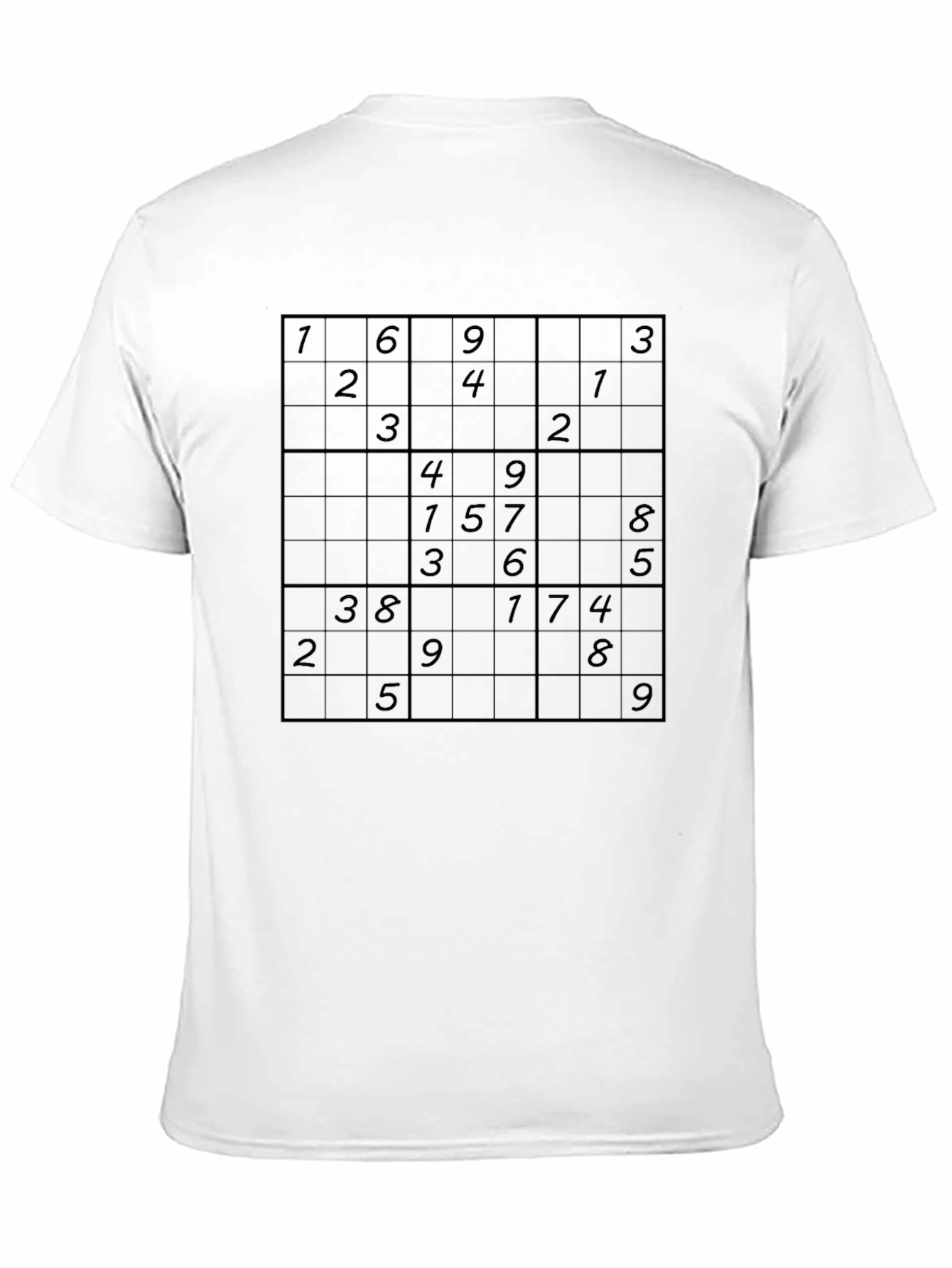 Sudoku Puzzle T-Shirt - Brain Teaser Tee