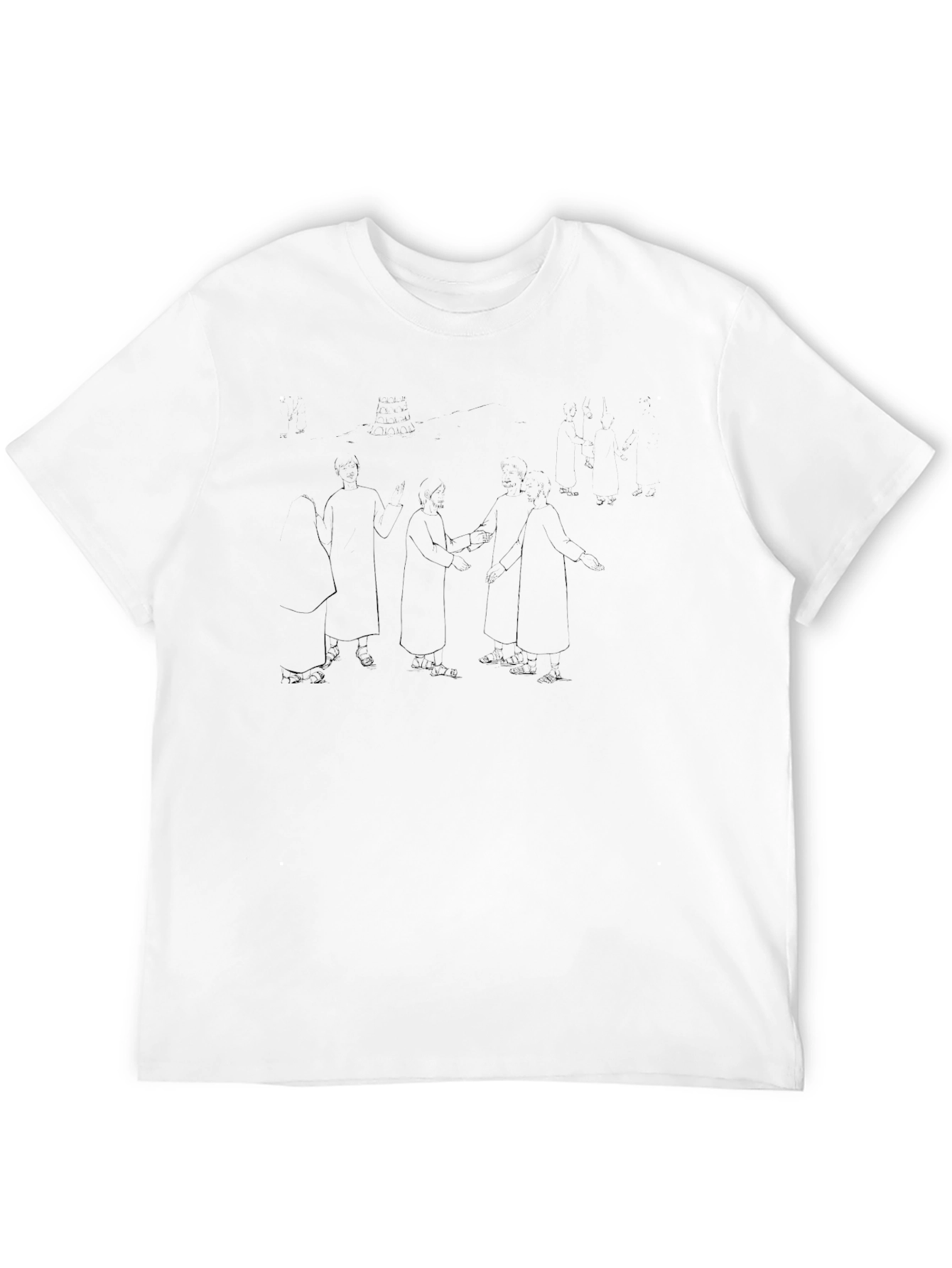 Unique Sketch Graphic Tee