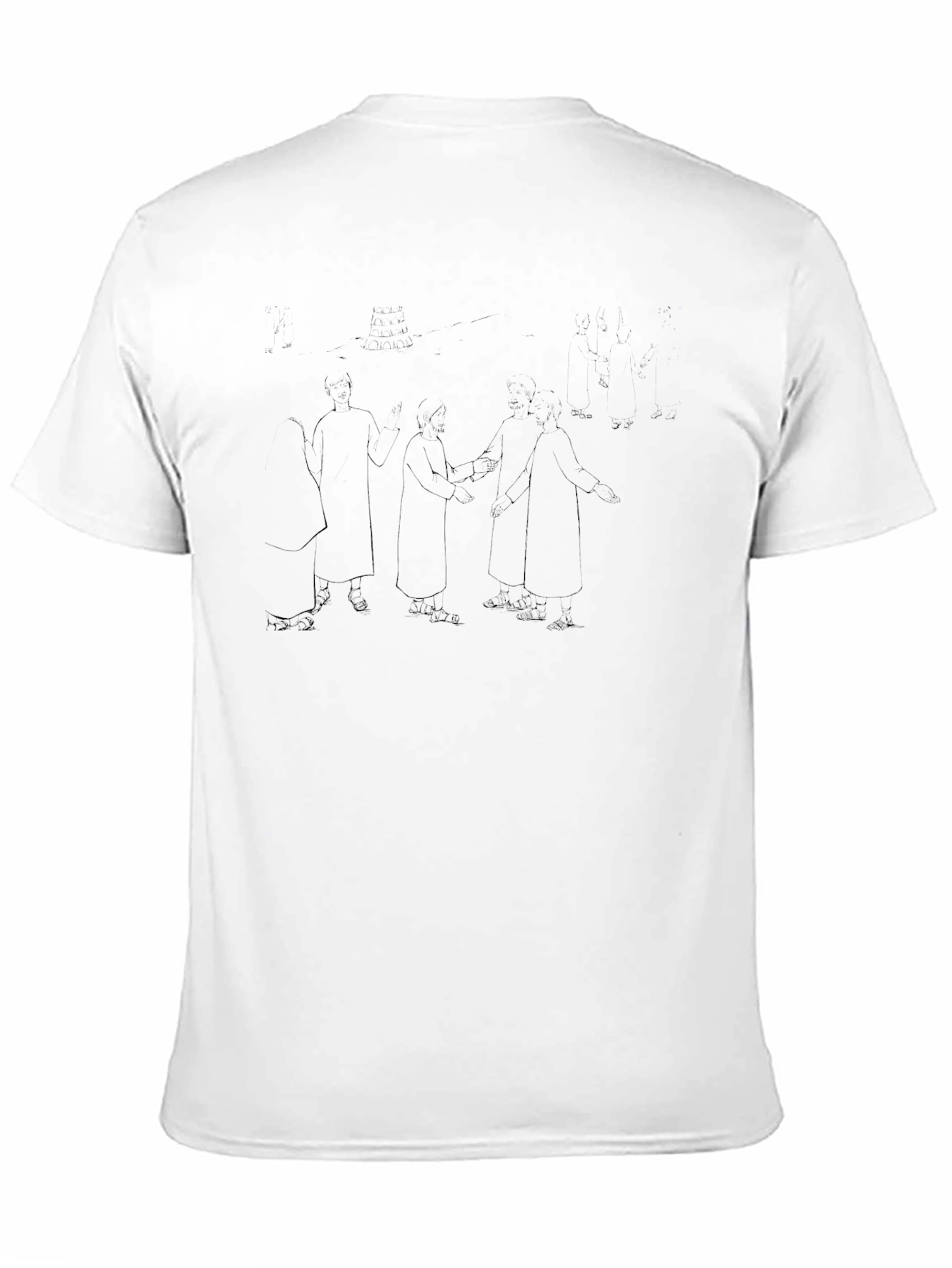 Unique Sketch Graphic Tee