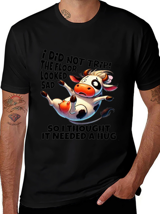 Funny Cow Hug T-Shirt - Cute Graphic Tee
