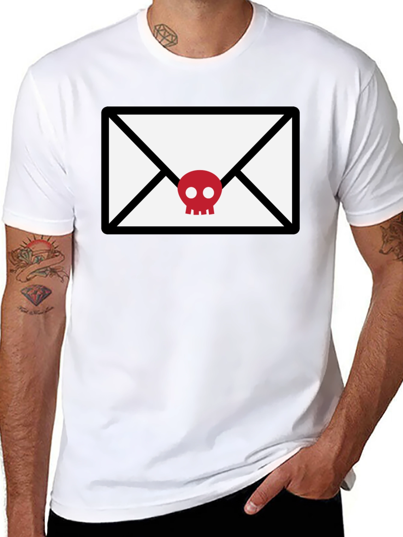 Skull Mail T-Shirt - Dangerously Stylish!