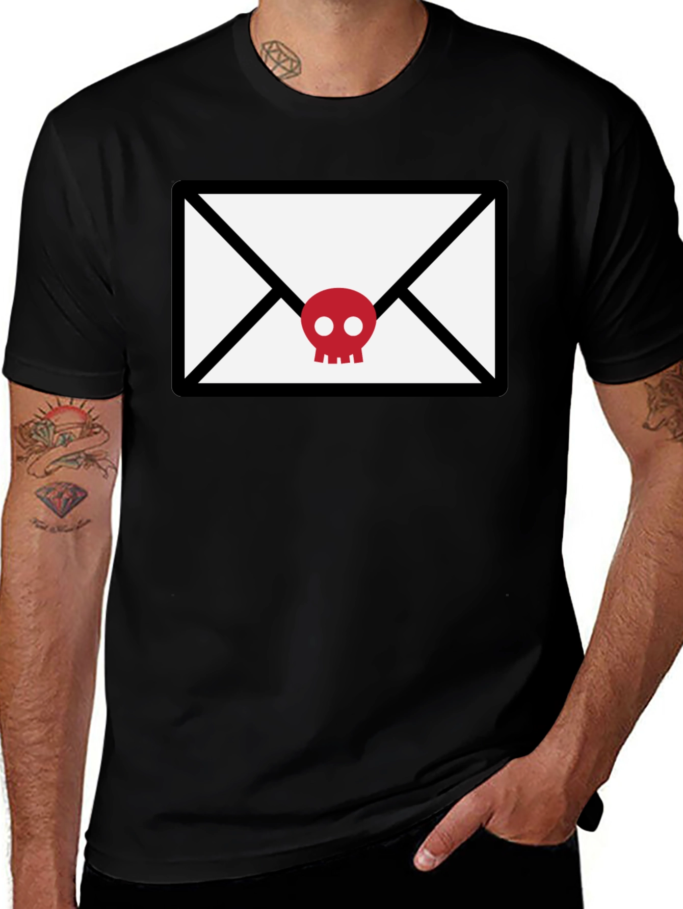 Skull Mail T-Shirt - Dangerously Stylish!