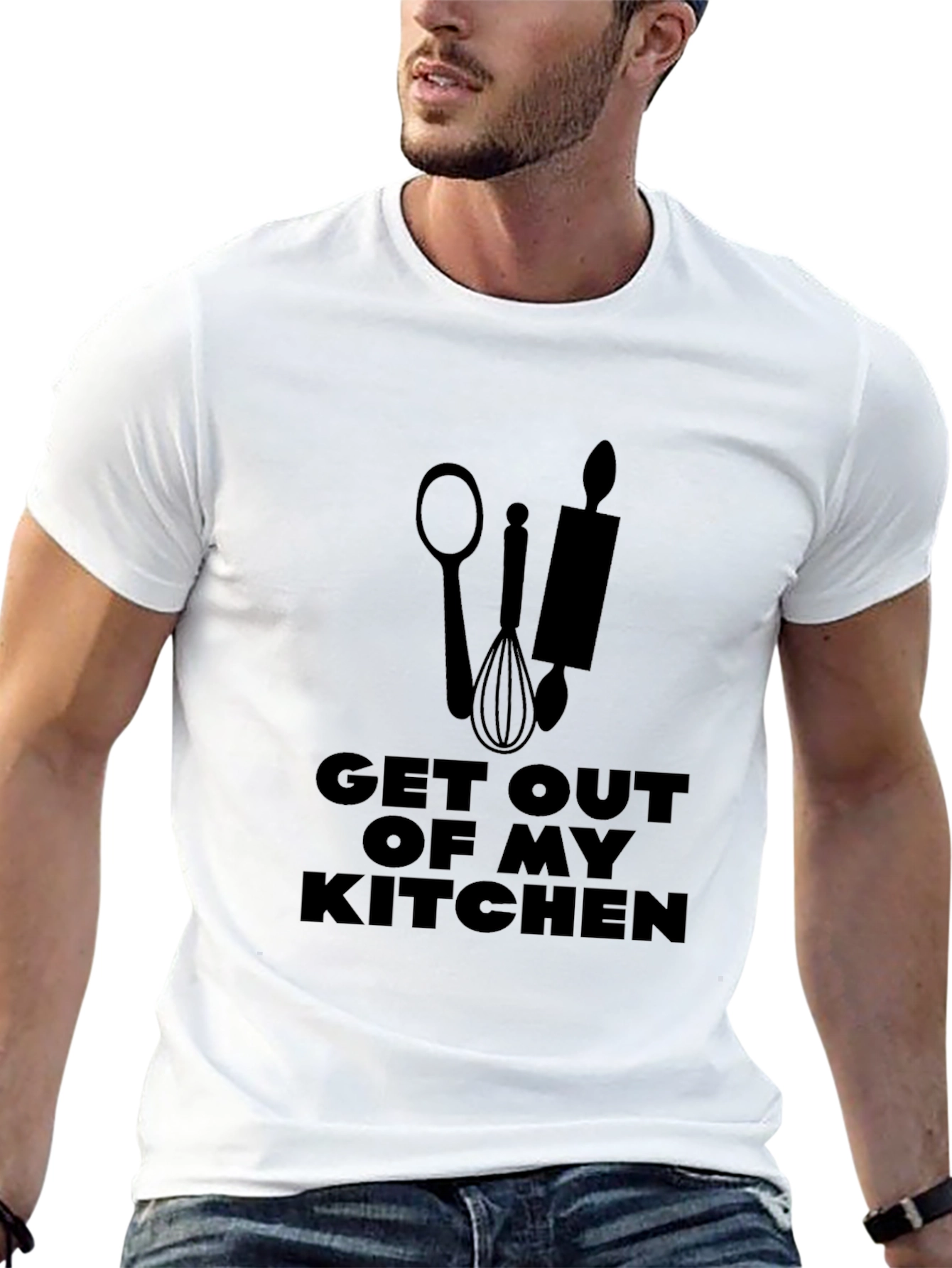 Get Out of My Kitchen Funny Cook T-Shirt