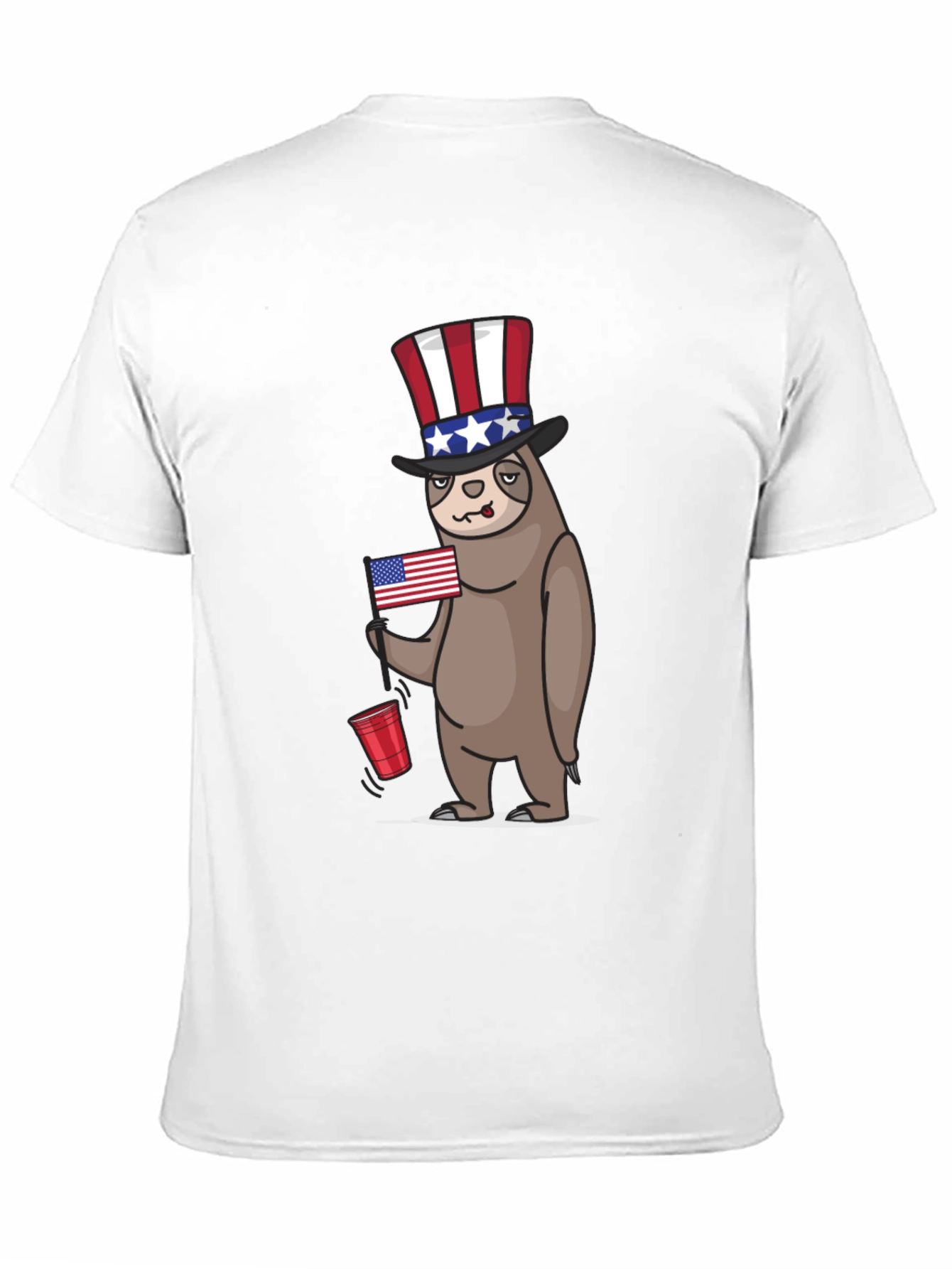Patriotic Sloth T-Shirt
