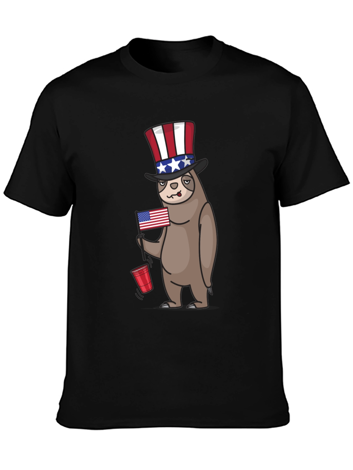 Patriotic Sloth T-Shirt