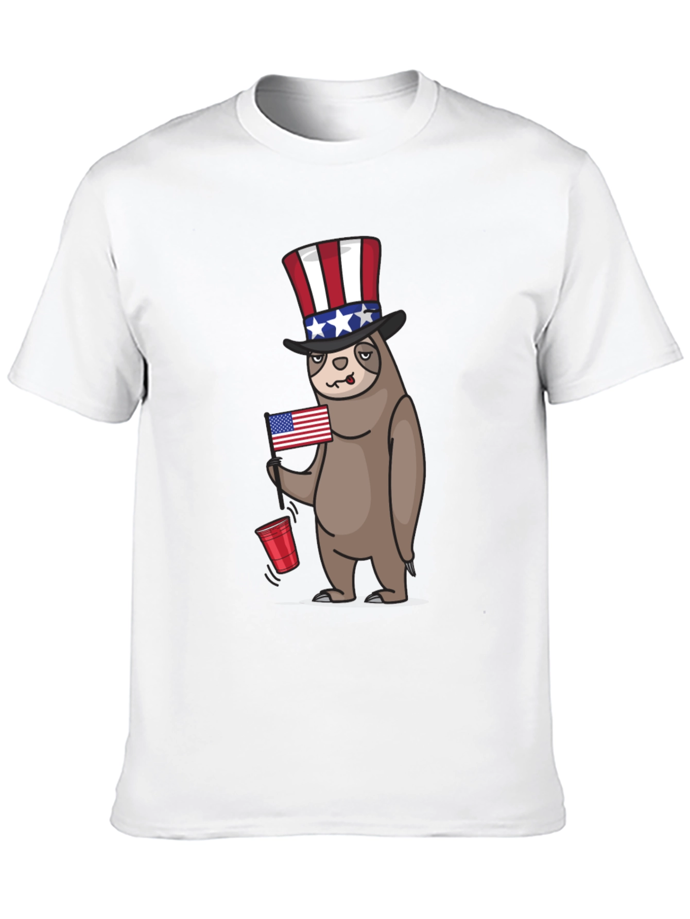 Patriotic Sloth T-Shirt