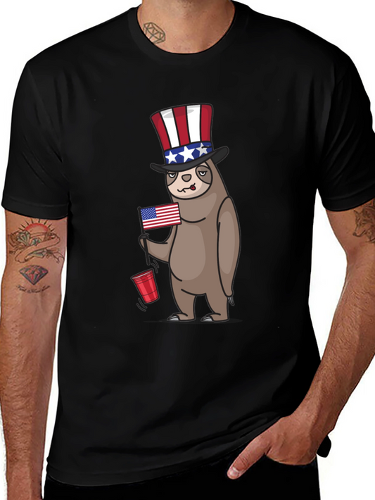 Patriotic Sloth T-Shirt