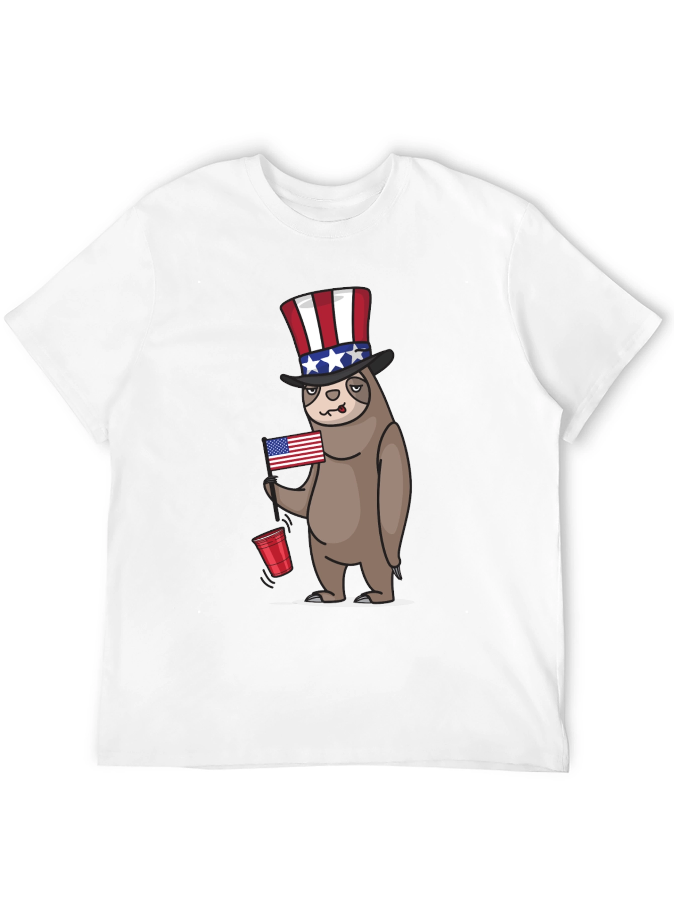 Patriotic Sloth T-Shirt
