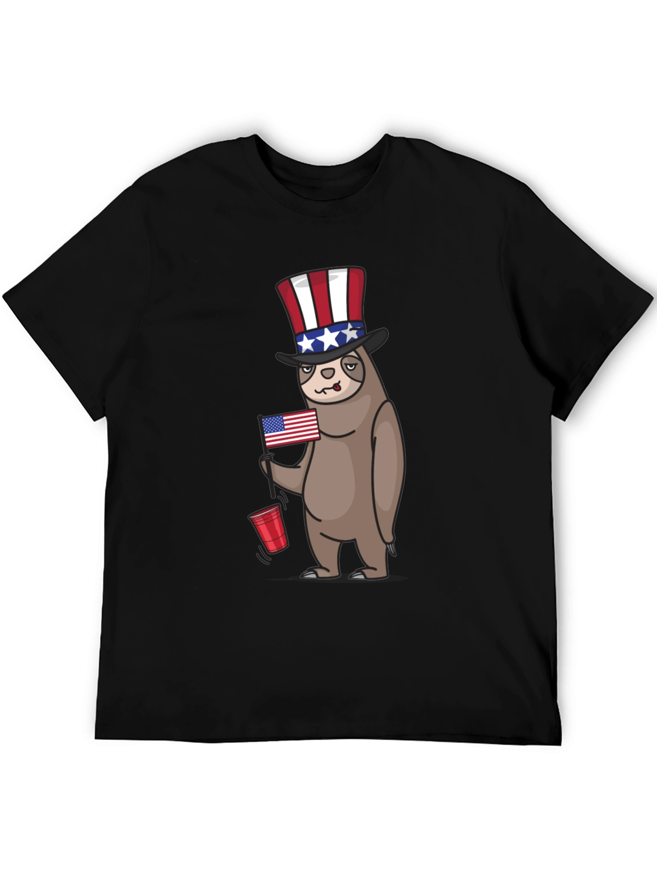 Patriotic Sloth T-Shirt