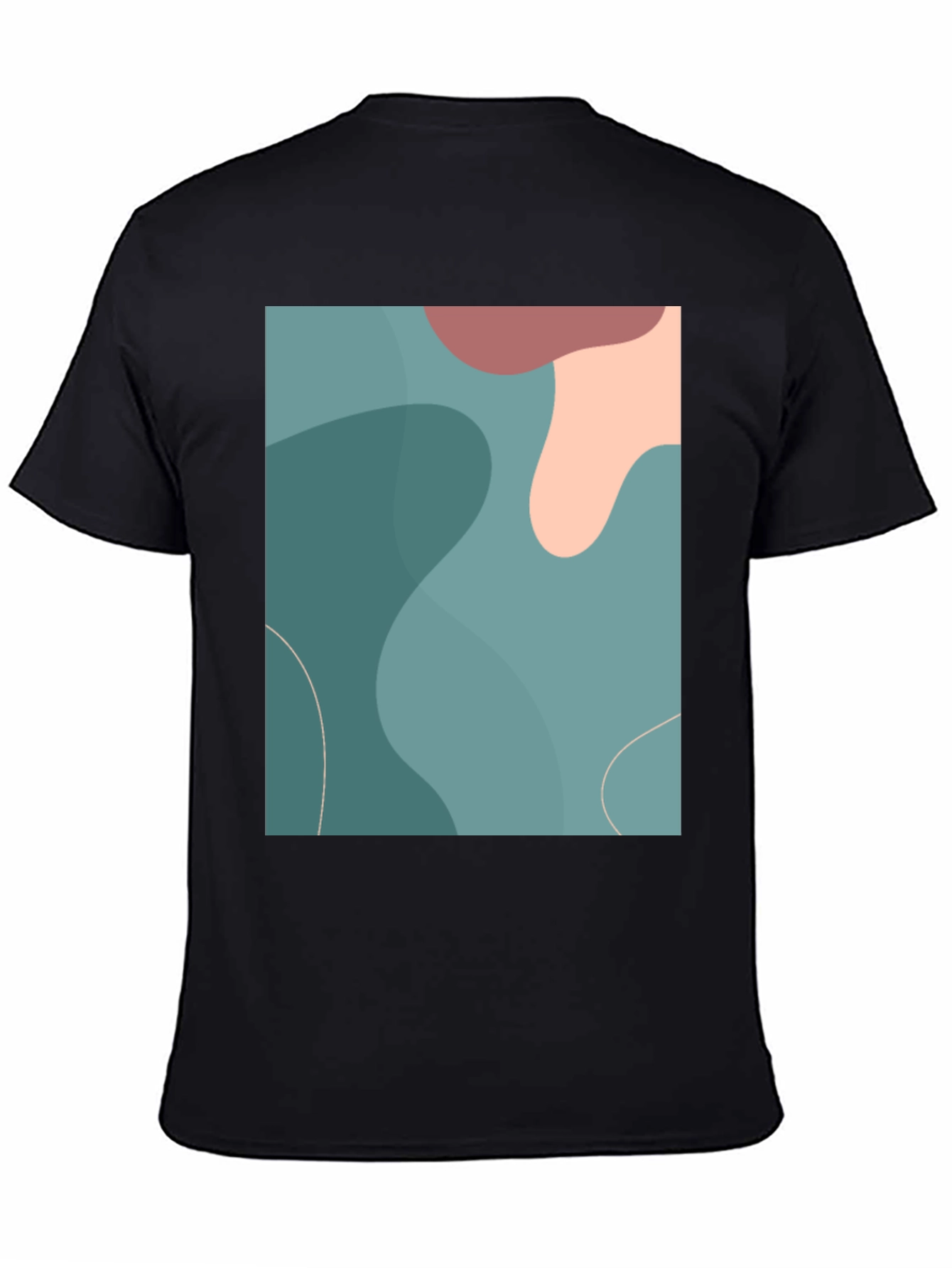 Abstract Art Graphic Tee - Modern Casual Shirt