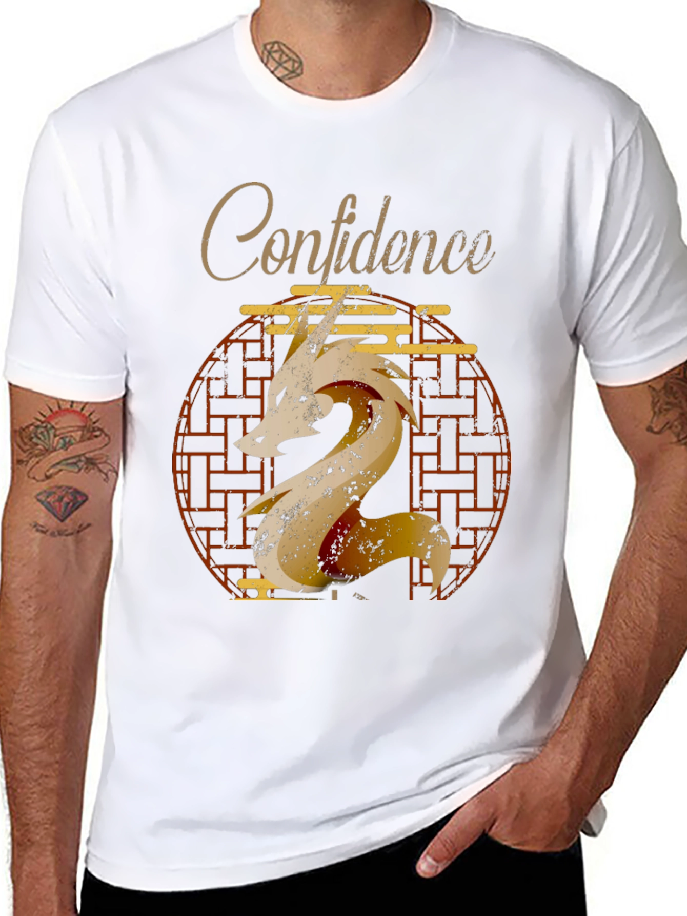 Confidence Dragon Graphic Tee