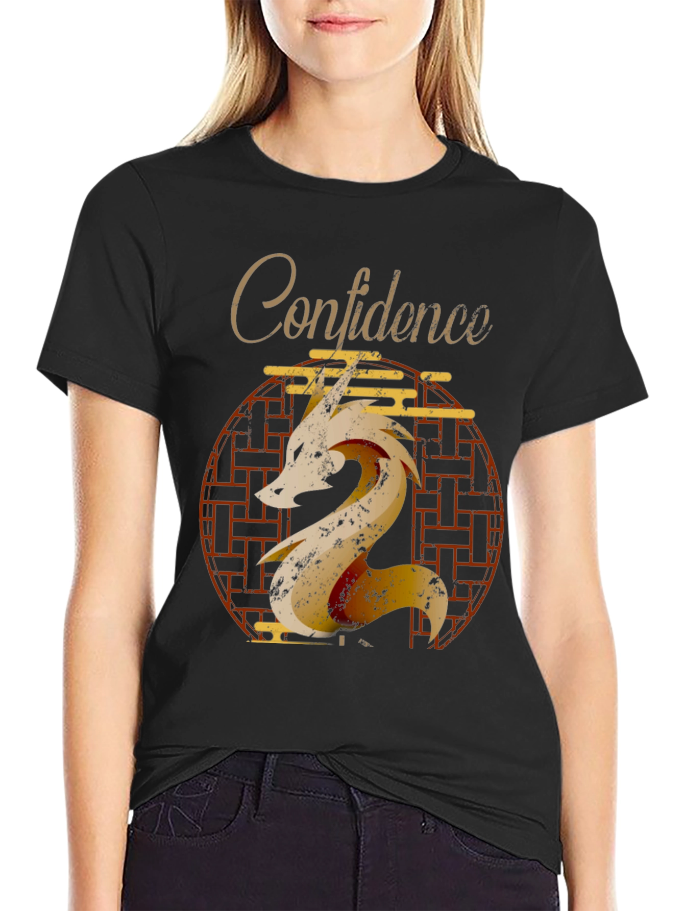 Confidence Dragon Graphic Tee