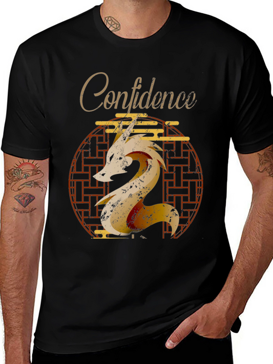 Confidence Dragon Graphic Tee