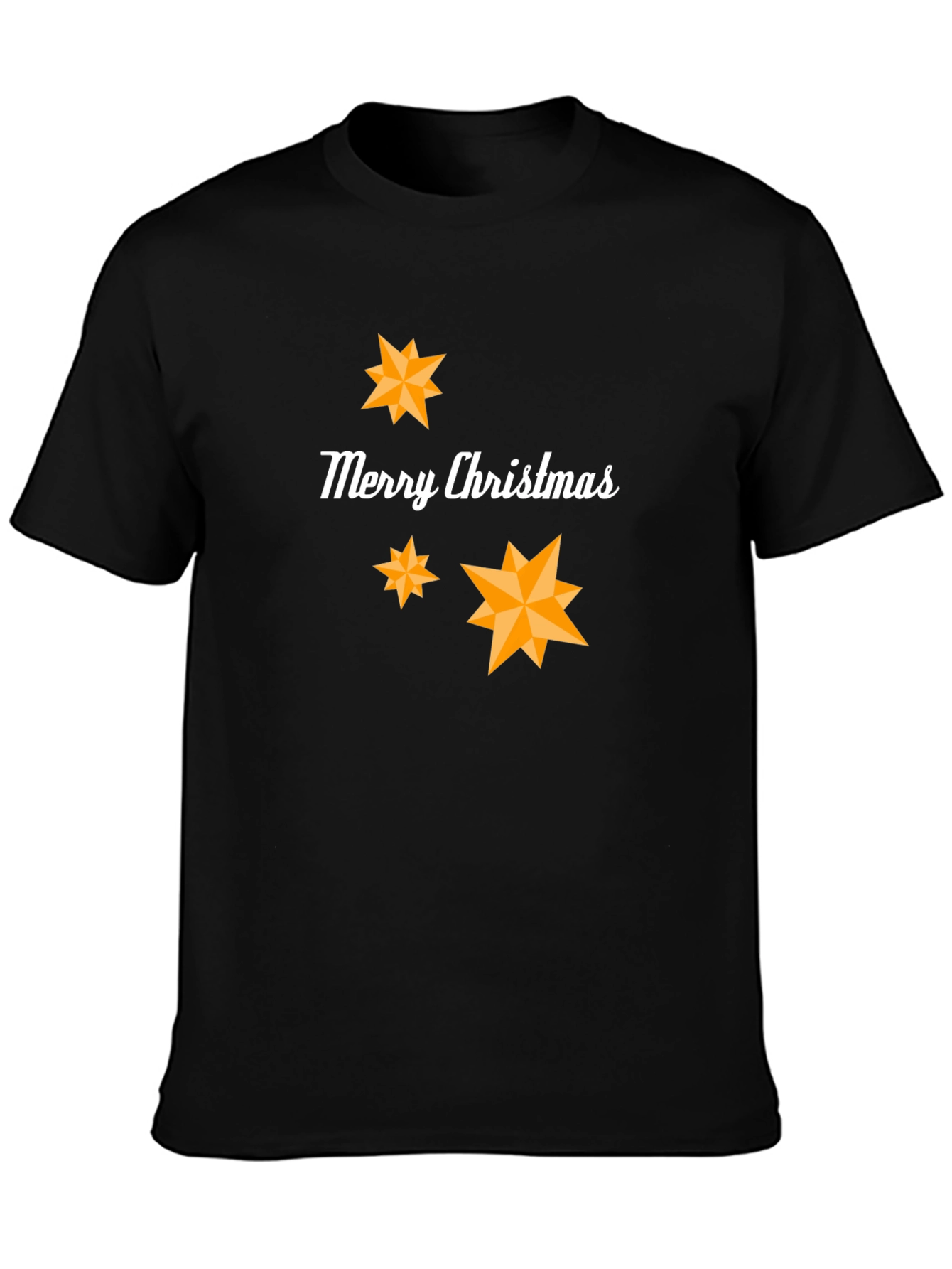 Merry Christmas Star Graphic T-Shirt