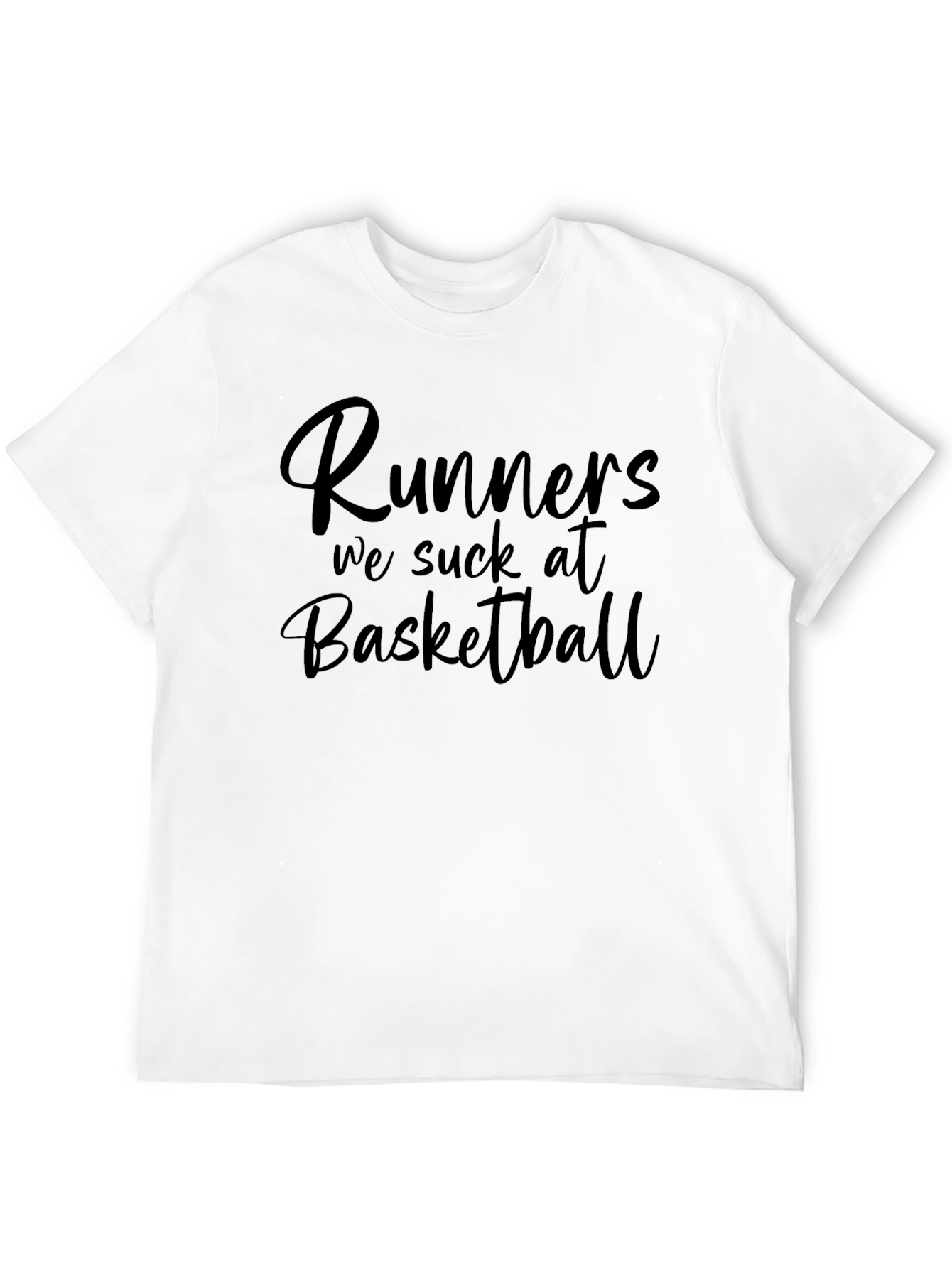 Runners We Suck at Basketball Graphic T-Shirt