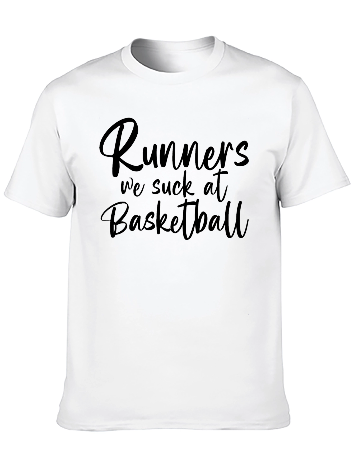 Runners We Suck at Basketball Graphic T-Shirt