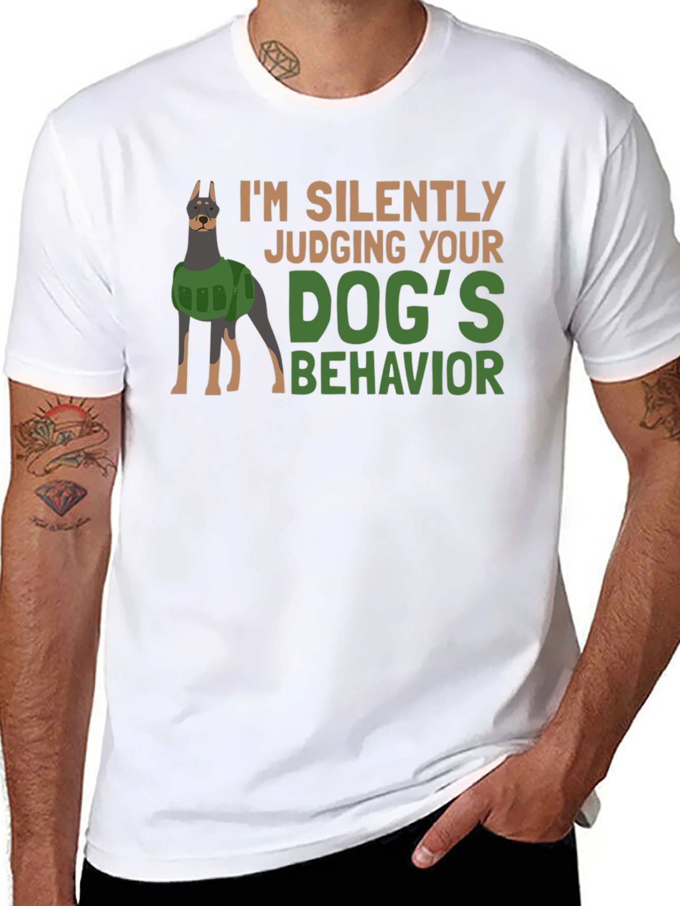 Dog Behavior T-Shirt - Silently Judging Tee