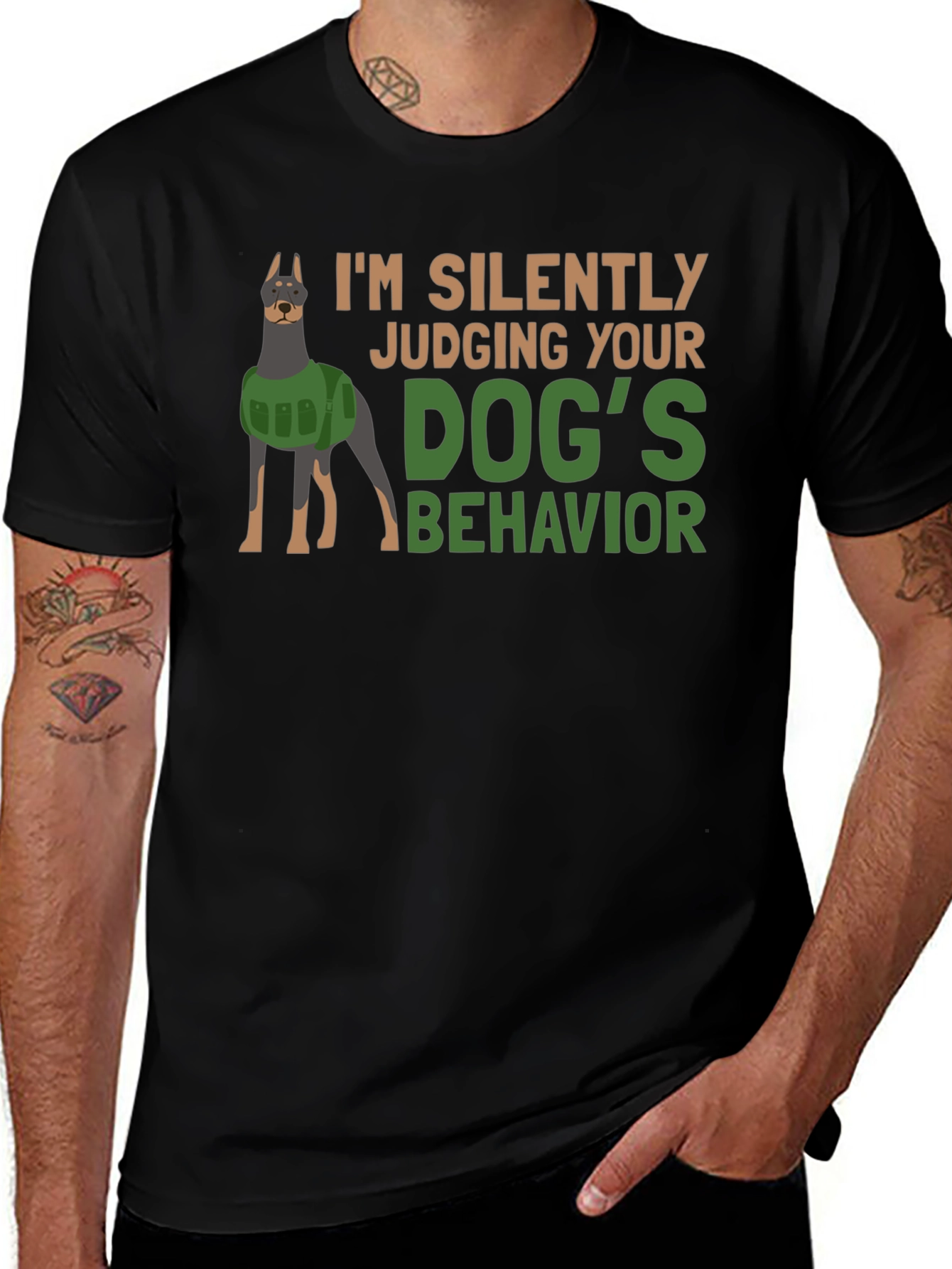 Dog Behavior T-Shirt - Silently Judging Tee