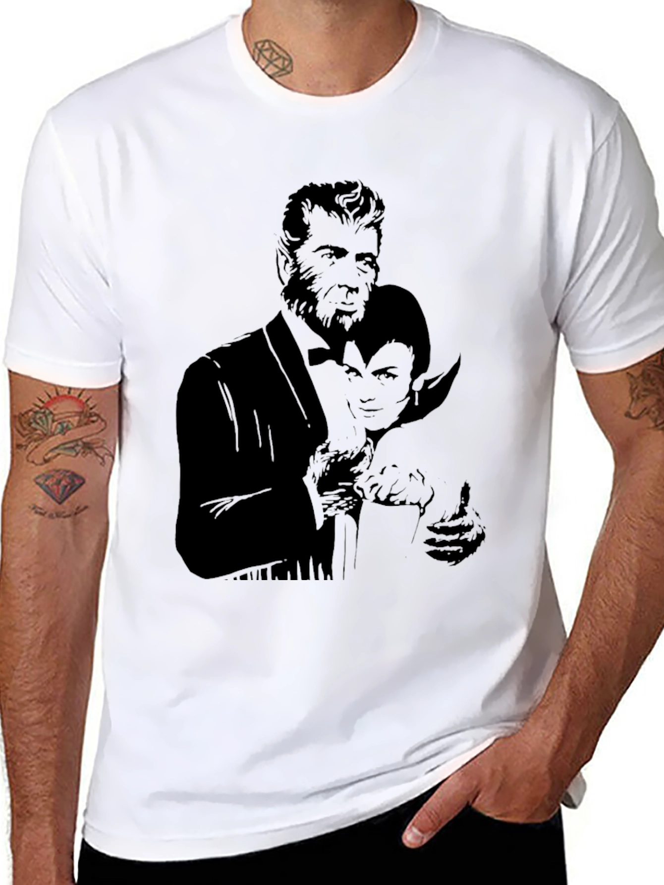 Monster Mash Graphic Tee - Unisex Black T-Shirt