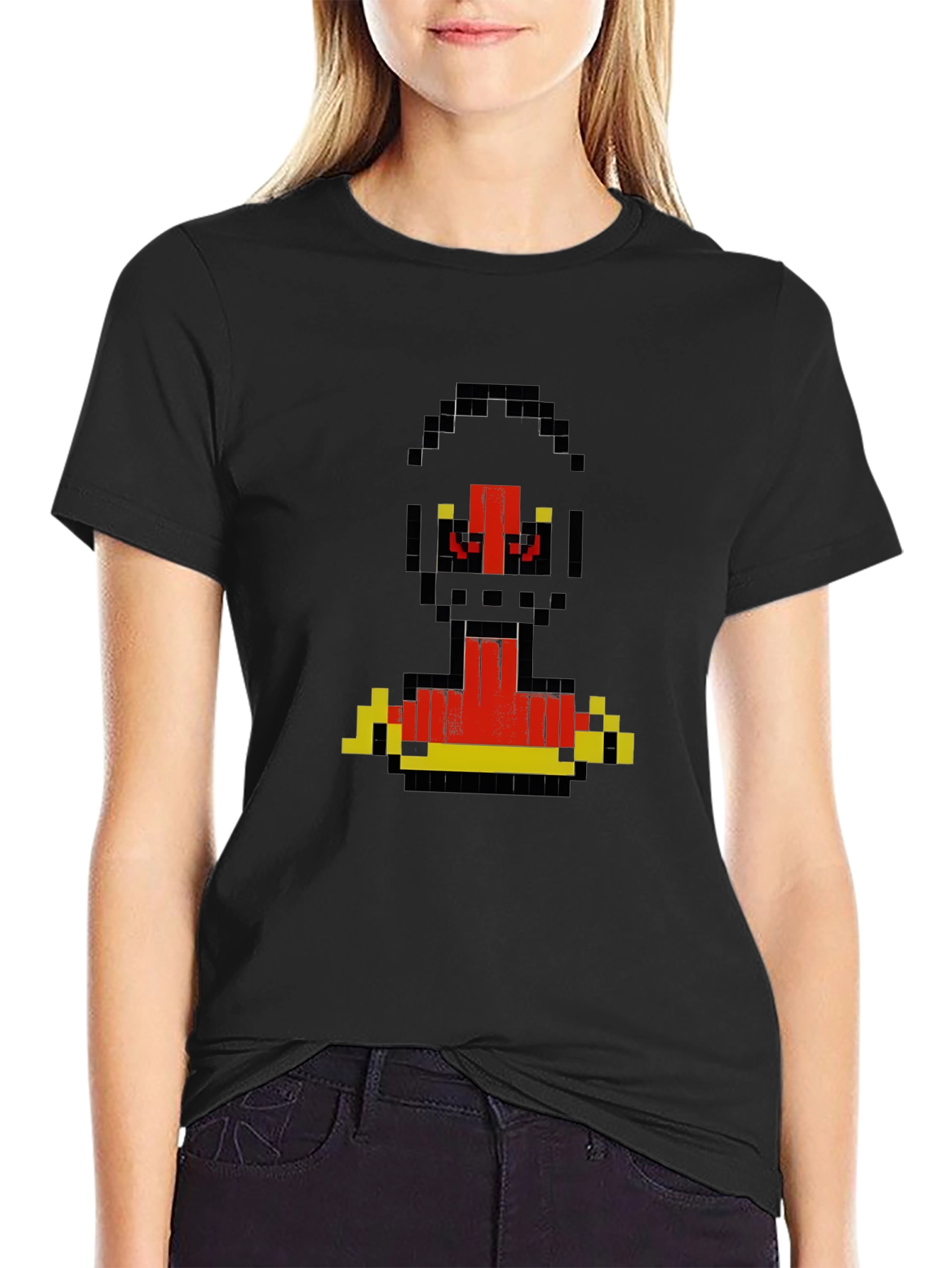 Pixel Art Villain Graphic Tee