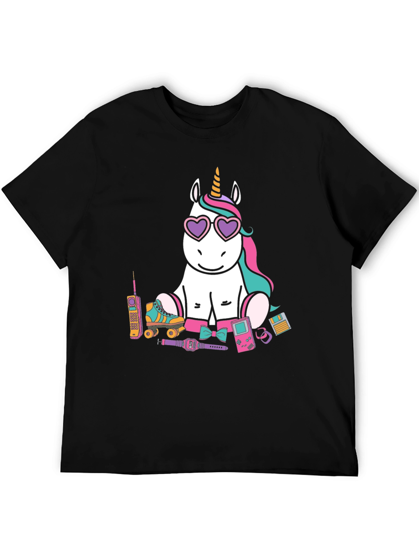 Retro 90s Unicorn Graphic T-Shirt