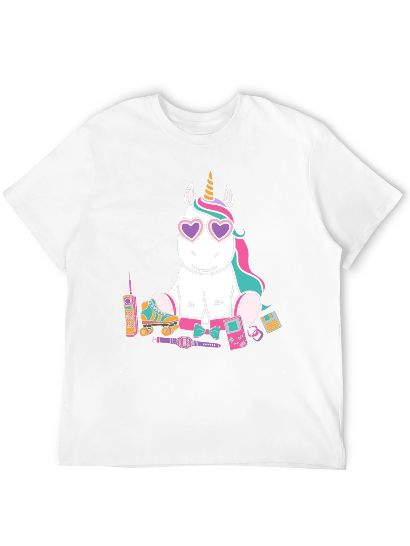 Retro 90s Unicorn Graphic T-Shirt