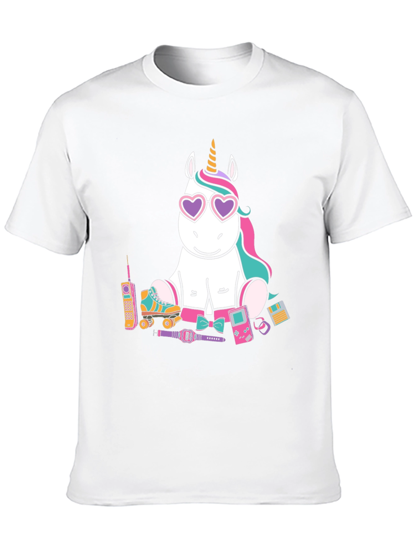 Retro 90s Unicorn Graphic T-Shirt