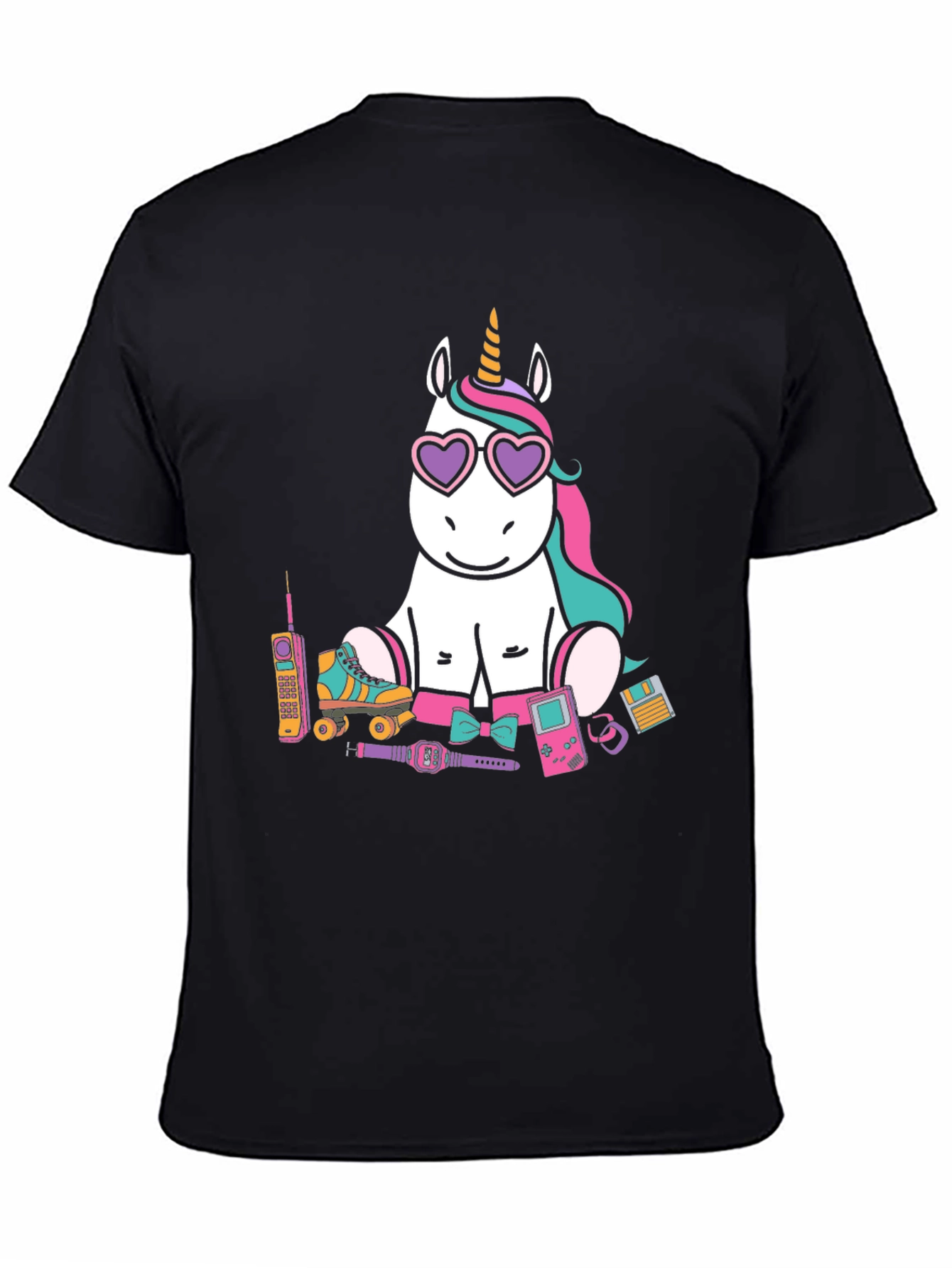 Retro 90s Unicorn Graphic T-Shirt