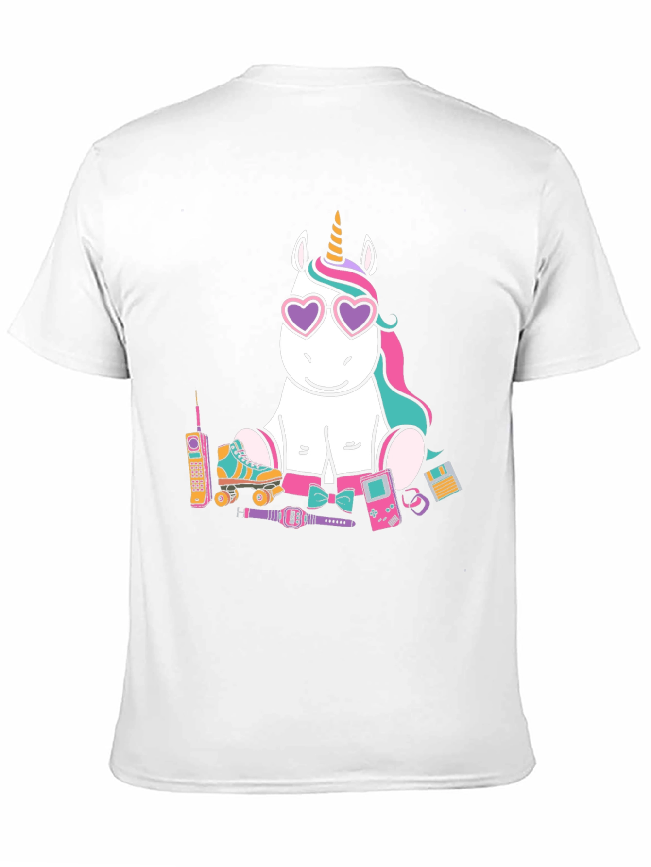 Retro 90s Unicorn Graphic T-Shirt