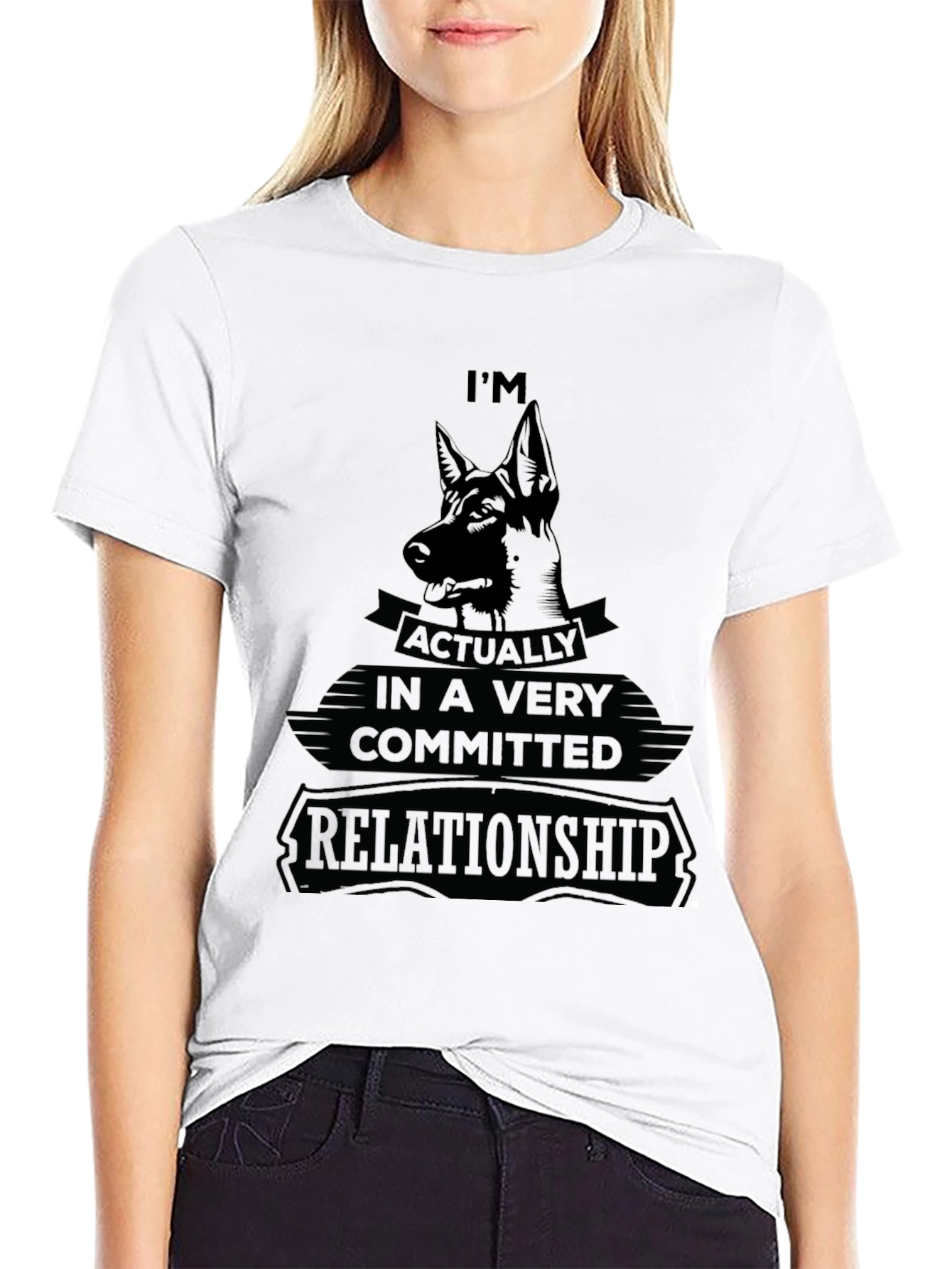 Dog Lover T-Shirt: Committed Relationship Tee