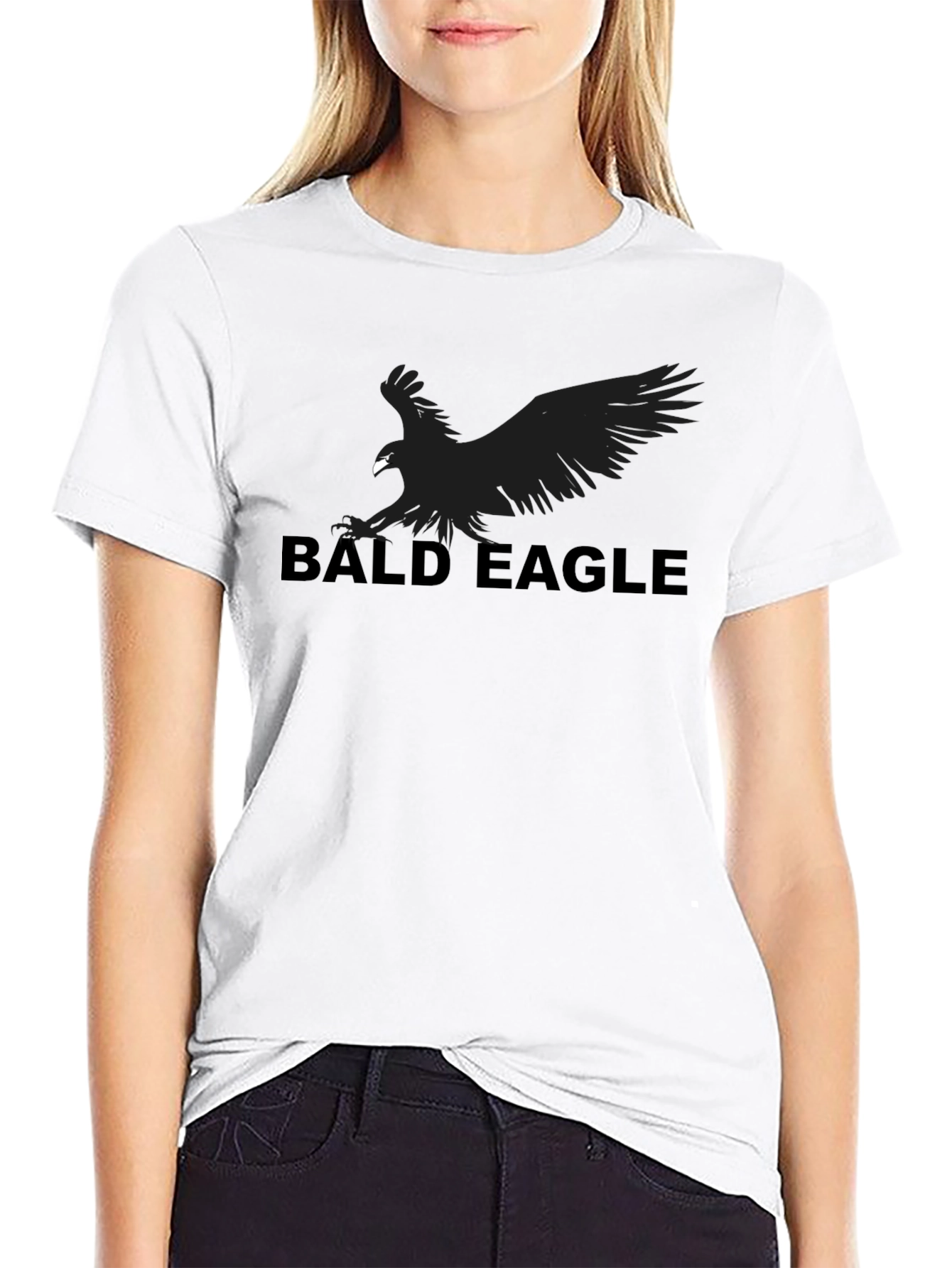 Bald Eagle Graphic Tee - Soft Cotton Blend