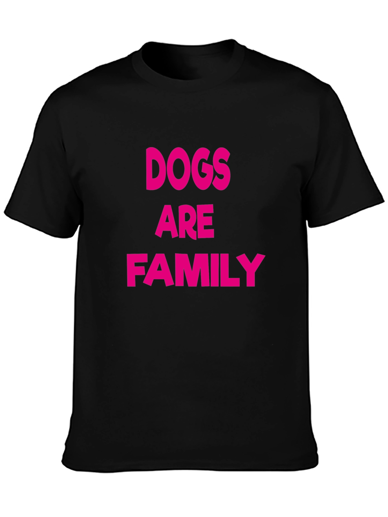 Dogs are Family Graphic Tee - Casual Comfort