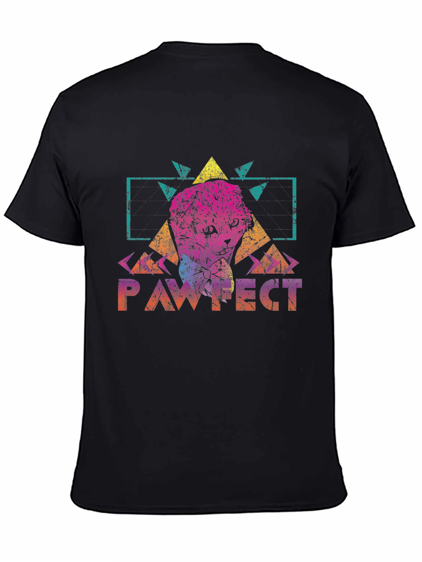 Pawfect Graphic Tee - Retro Style
