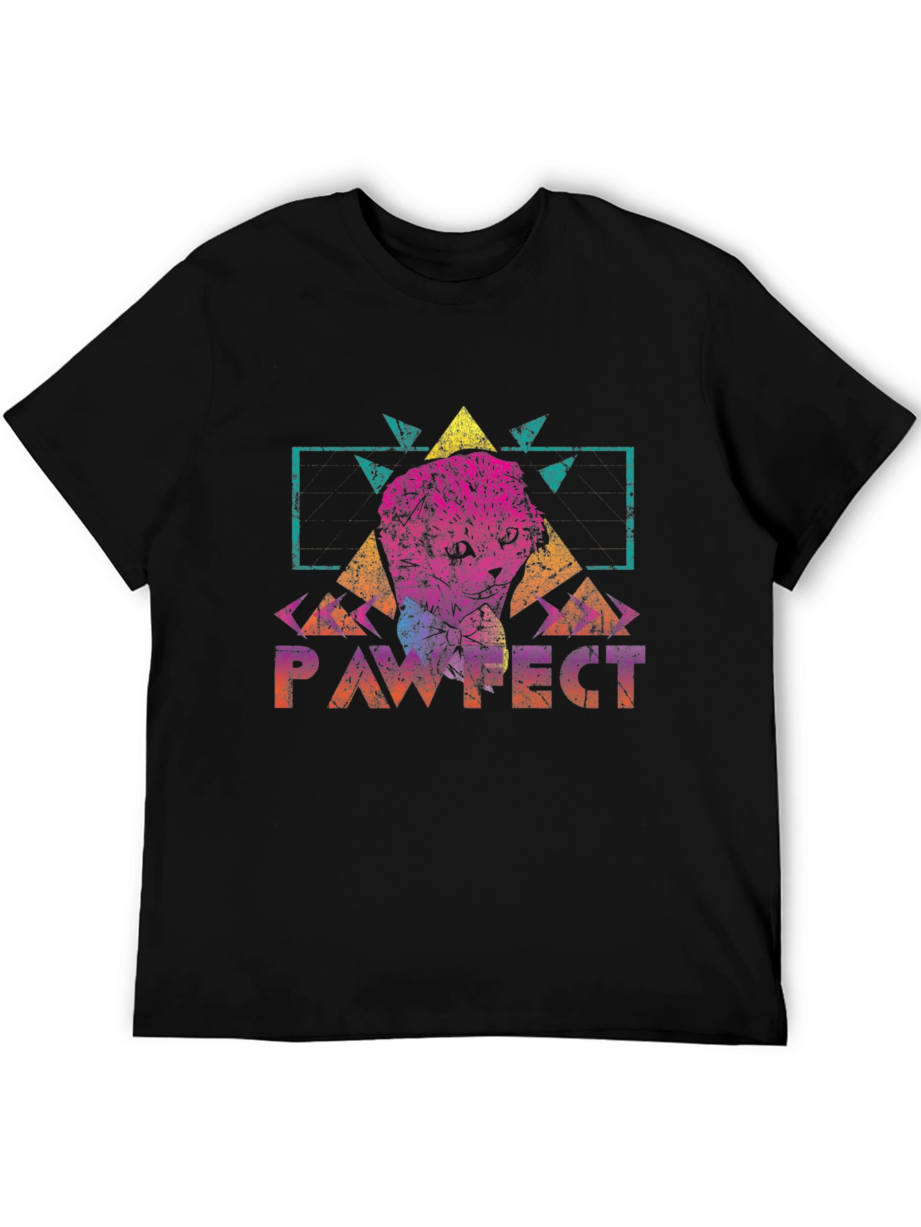 Pawfect Graphic Tee - Retro Style