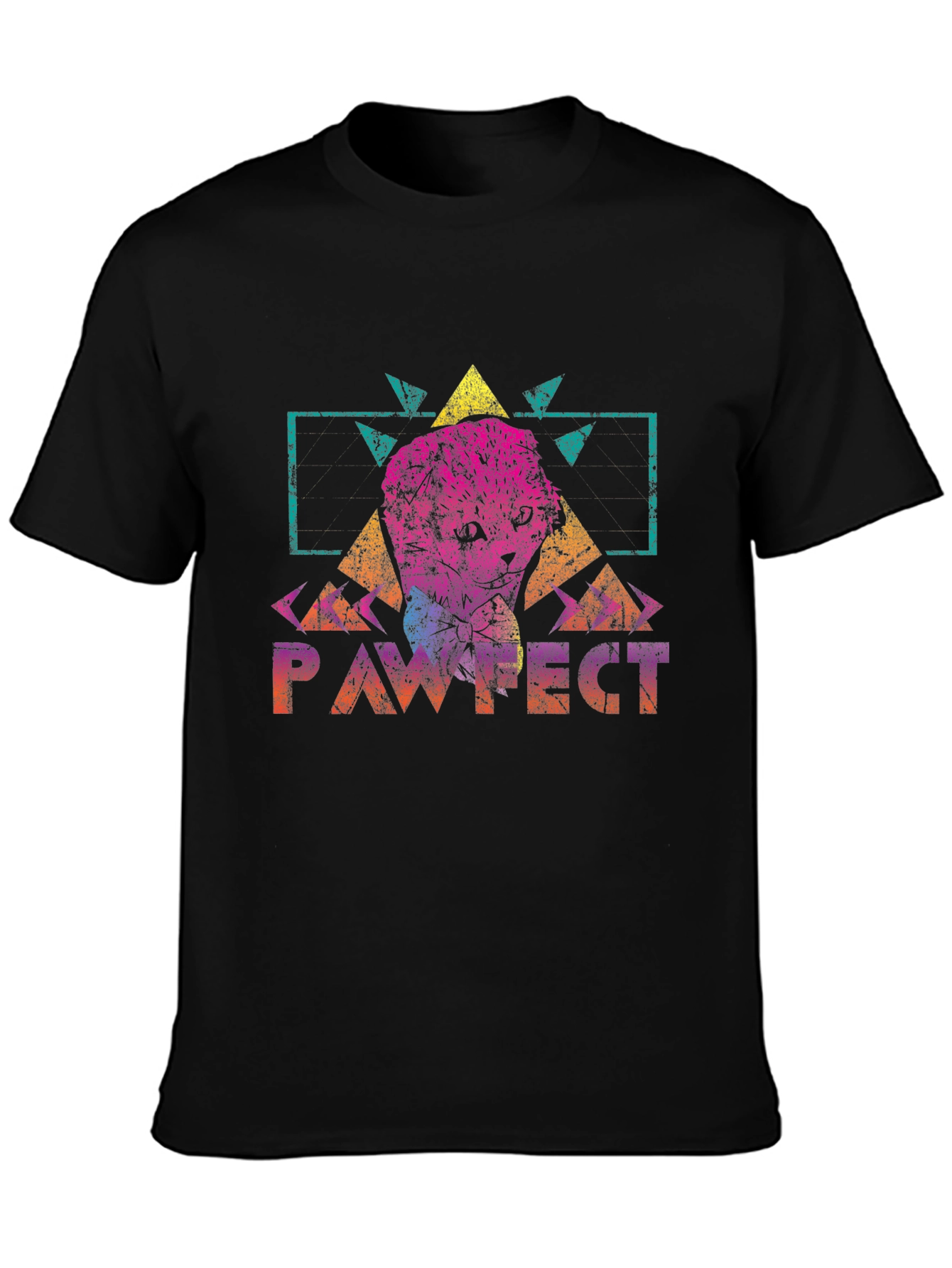 Pawfect Graphic Tee - Retro Style