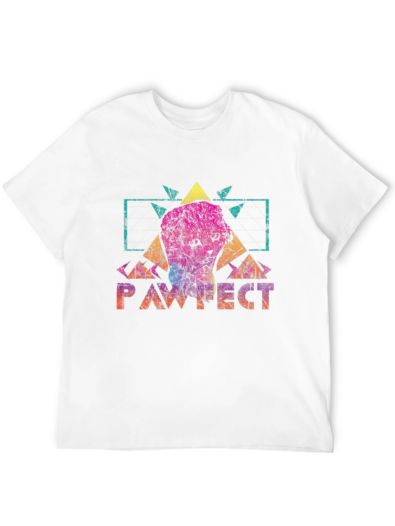 Pawfect Graphic Tee - Retro Style