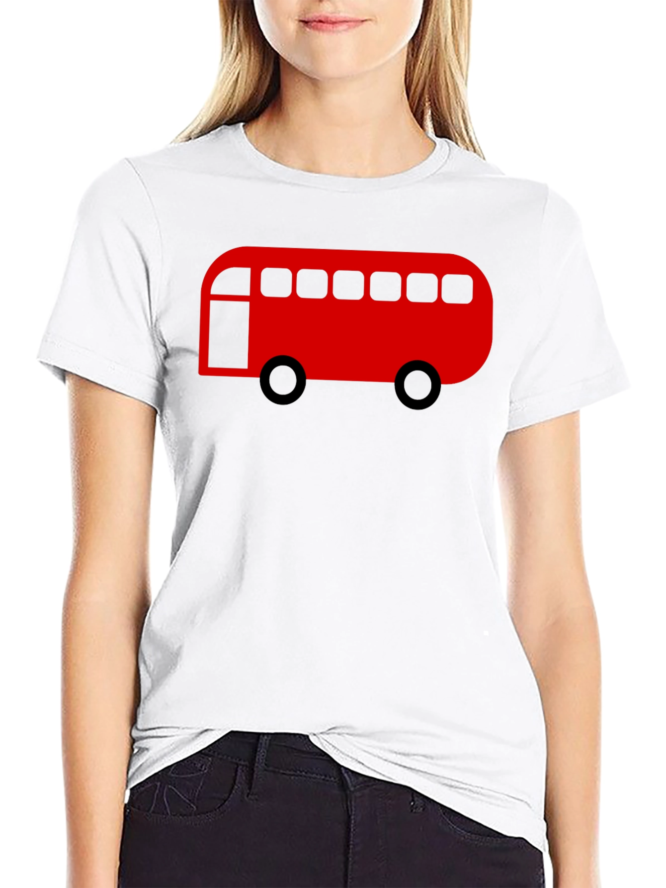 London Bus T-Shirt - Bold Red Bus Graphic Tee