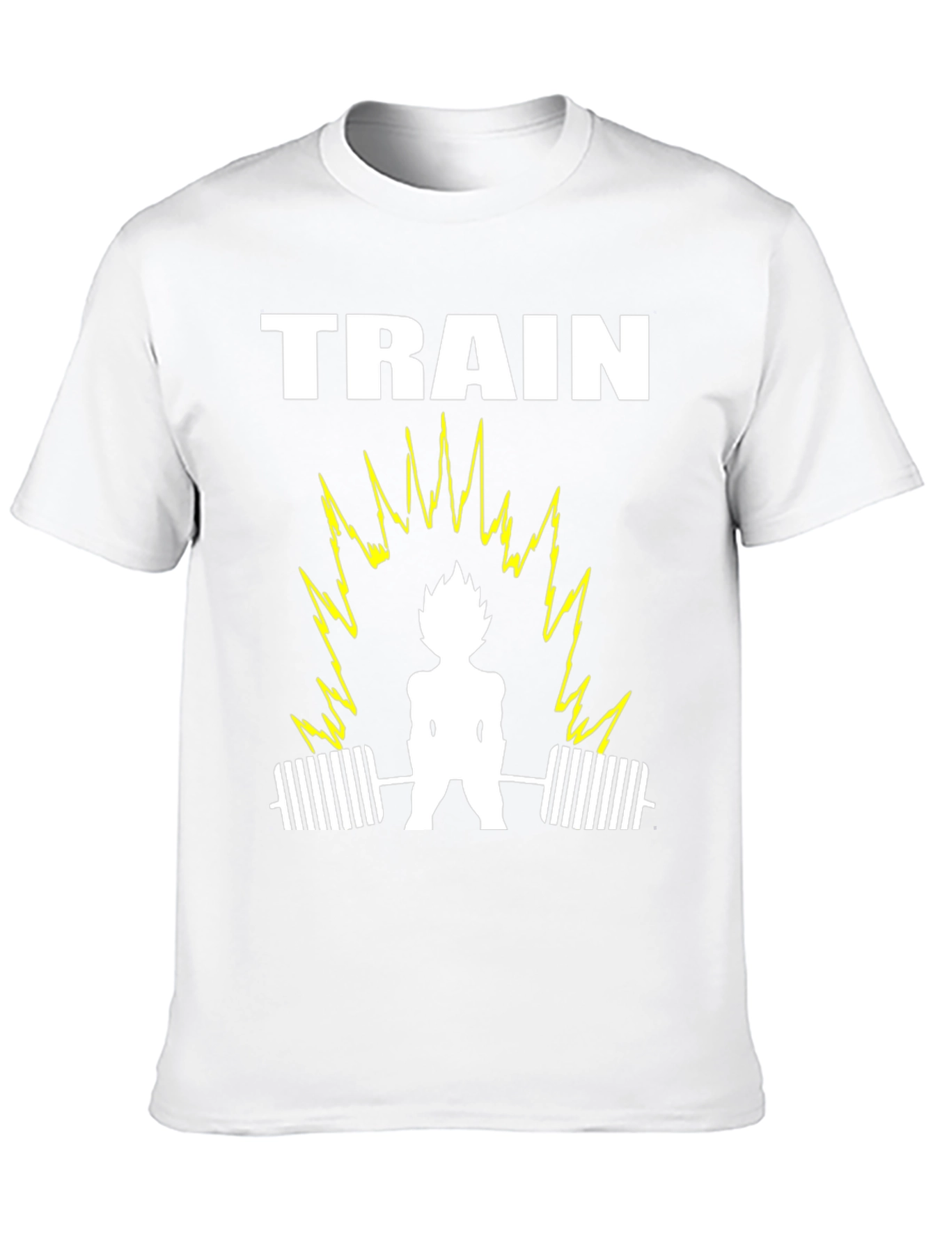 Train Anime Gym T-Shirt - Black