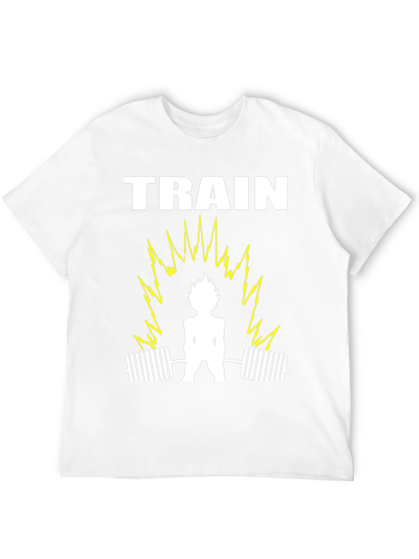 Train Anime Gym T-Shirt - Black