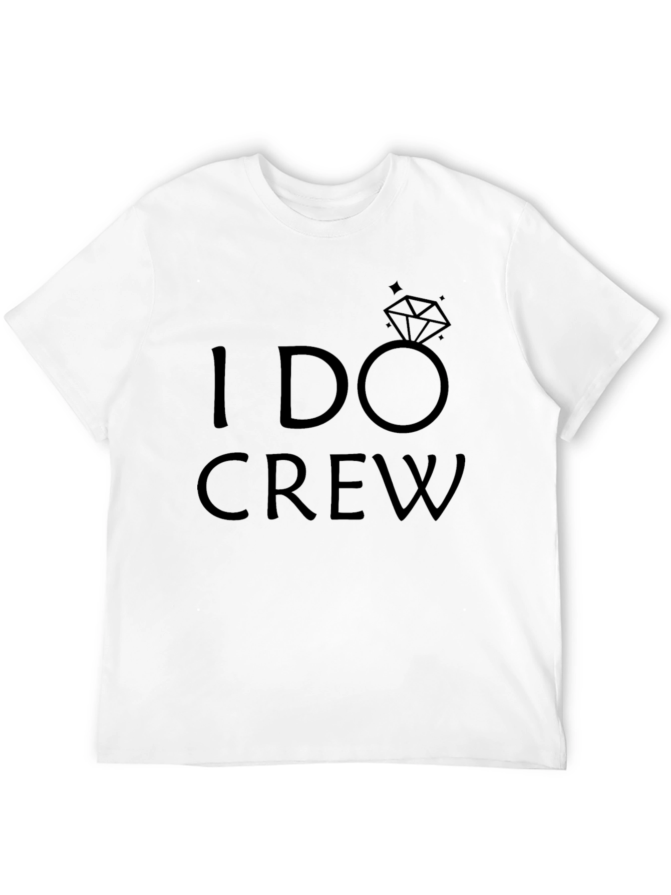 I Do Crew Black T-Shirt