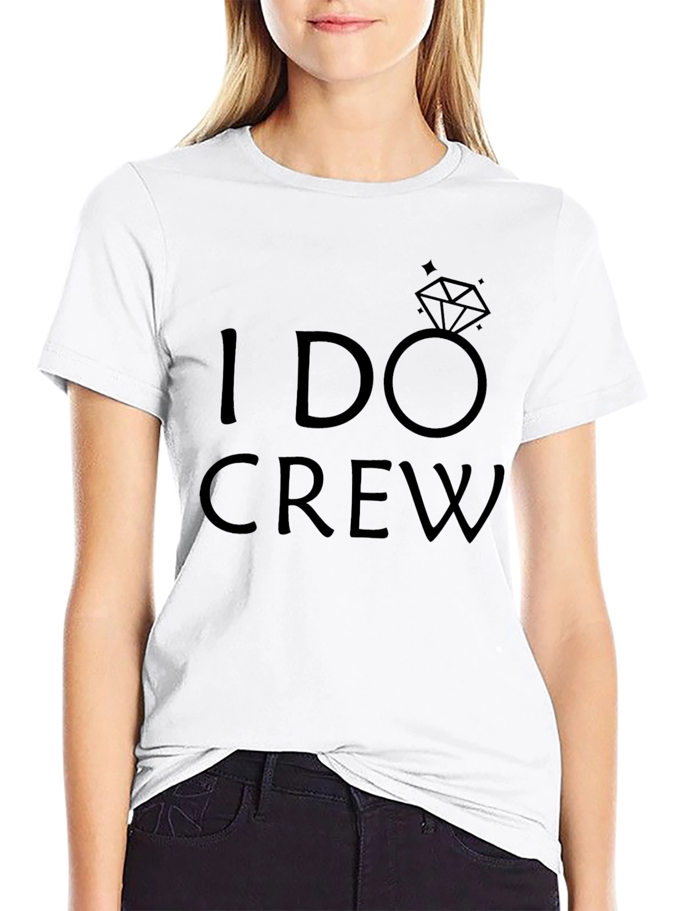 I Do Crew Black T-Shirt