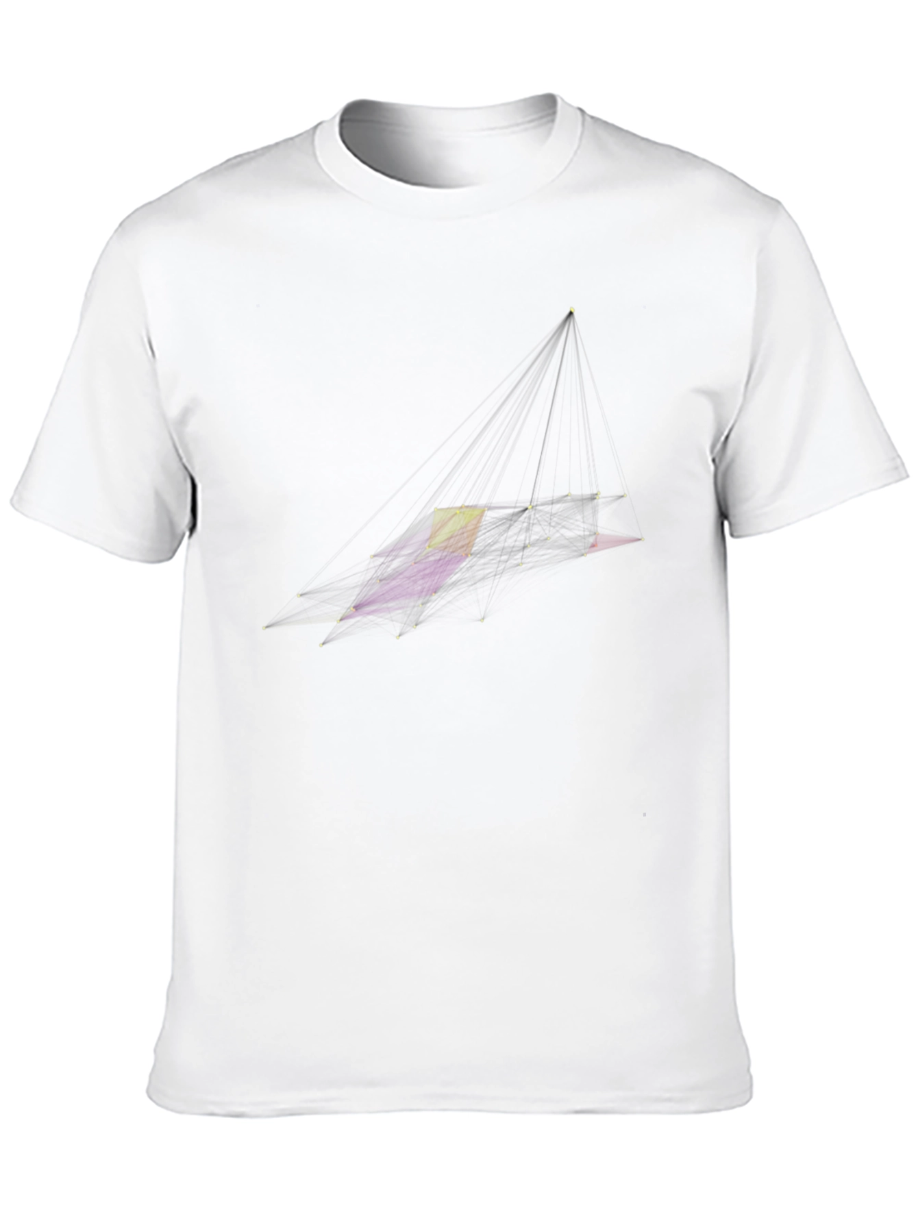 Abstract Geometric Black T-Shirt