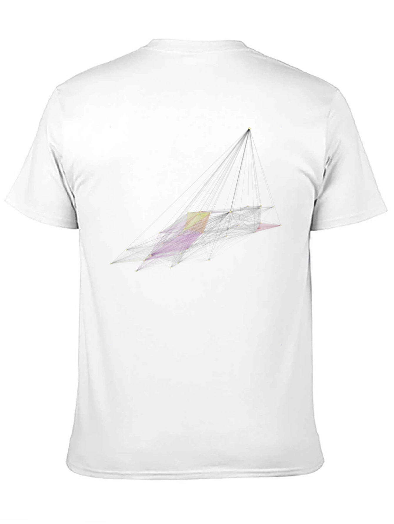 Abstract Geometric Black T-Shirt