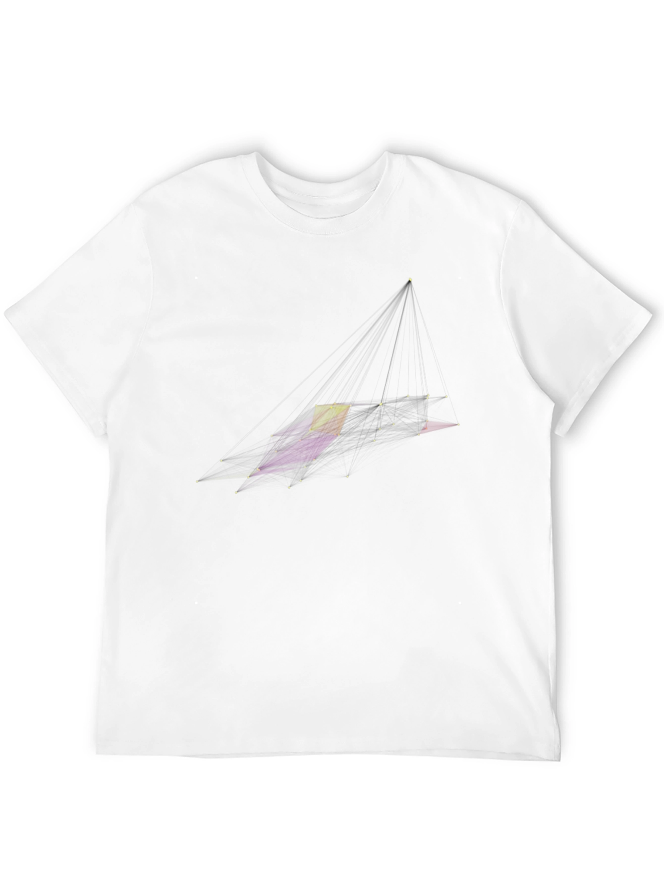 Abstract Geometric Black T-Shirt