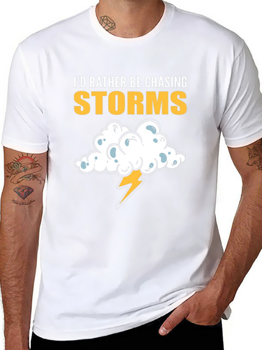 Storm Chaser Graphic T-Shirt - Weather Enthusiast Tee